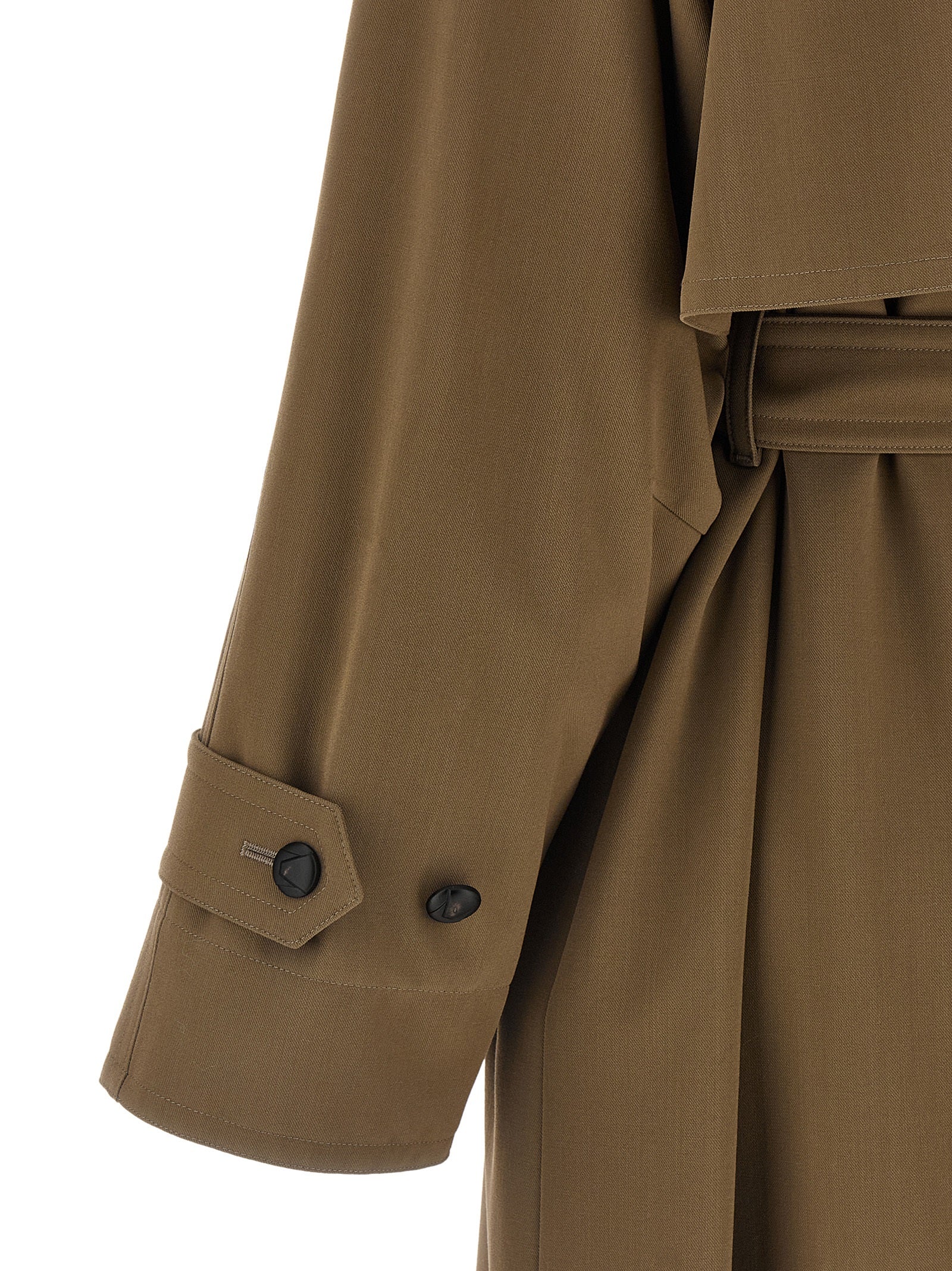 Max Mara Brown Virgin Wool Women's Coat