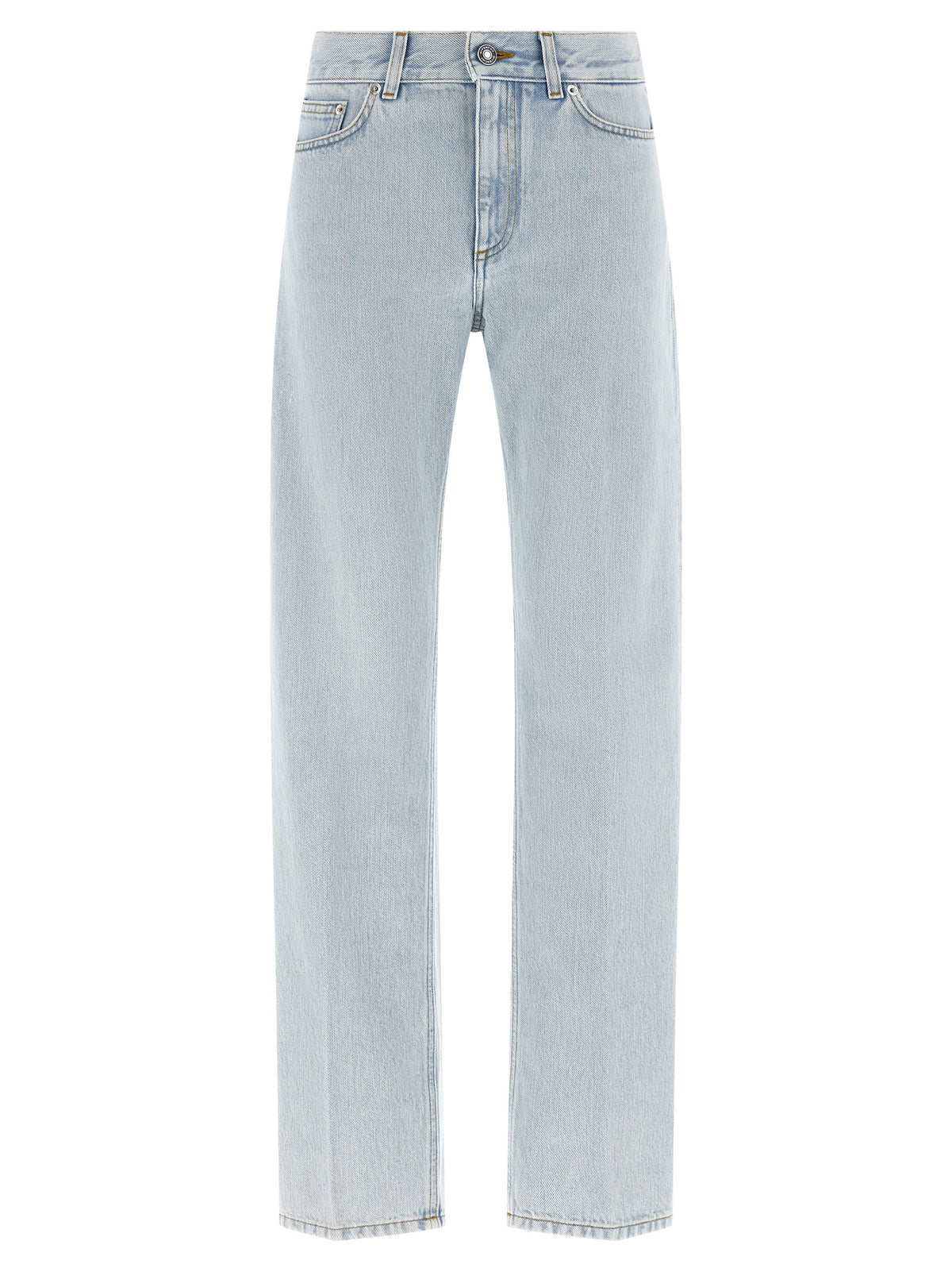 Givenchy Blue Cotton Straight-Leg Women's Jeans