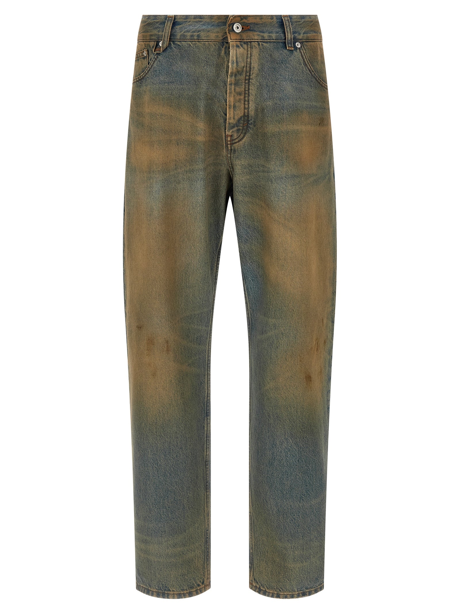 Jacquemus Multicolor Cotton Straight-Leg Men's Jeans