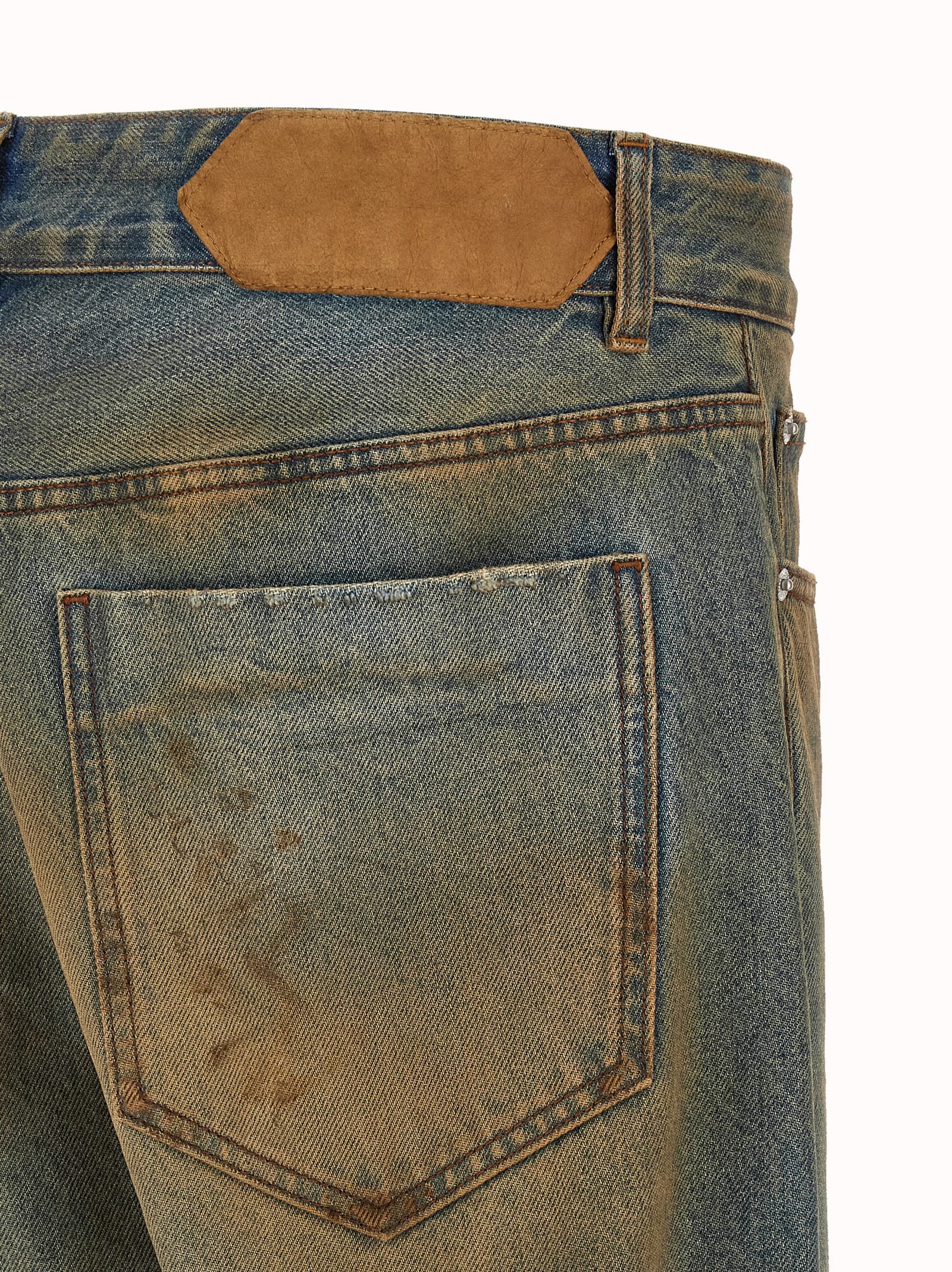 Jacquemus Multicolor Cotton Straight-Leg Men's Jeans