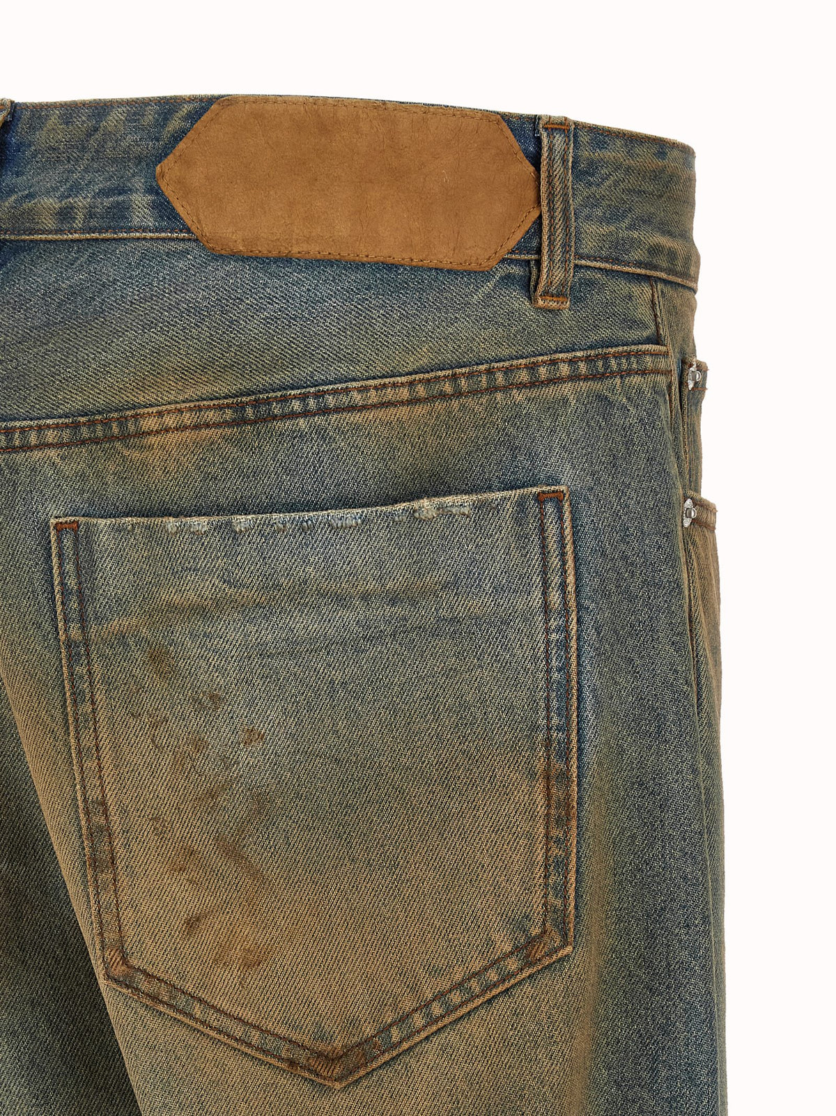 Jacquemus Multicolor Cotton Straight-Leg Men's Jeans