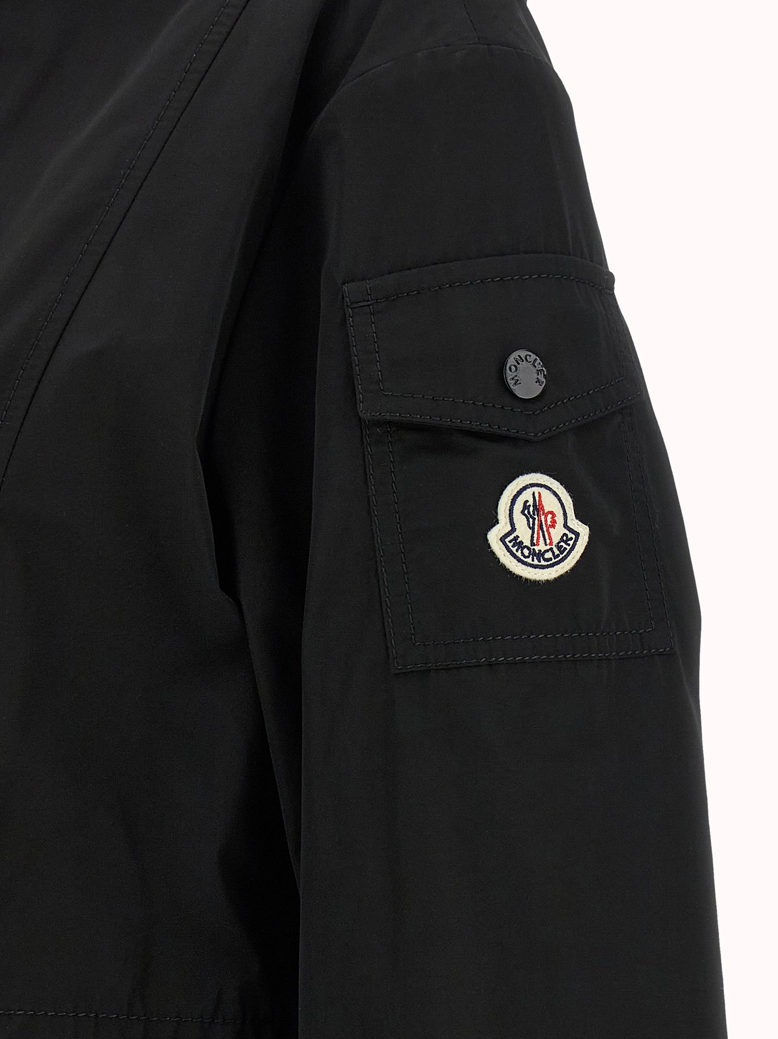 Moncler Black Polyester Women's Parka