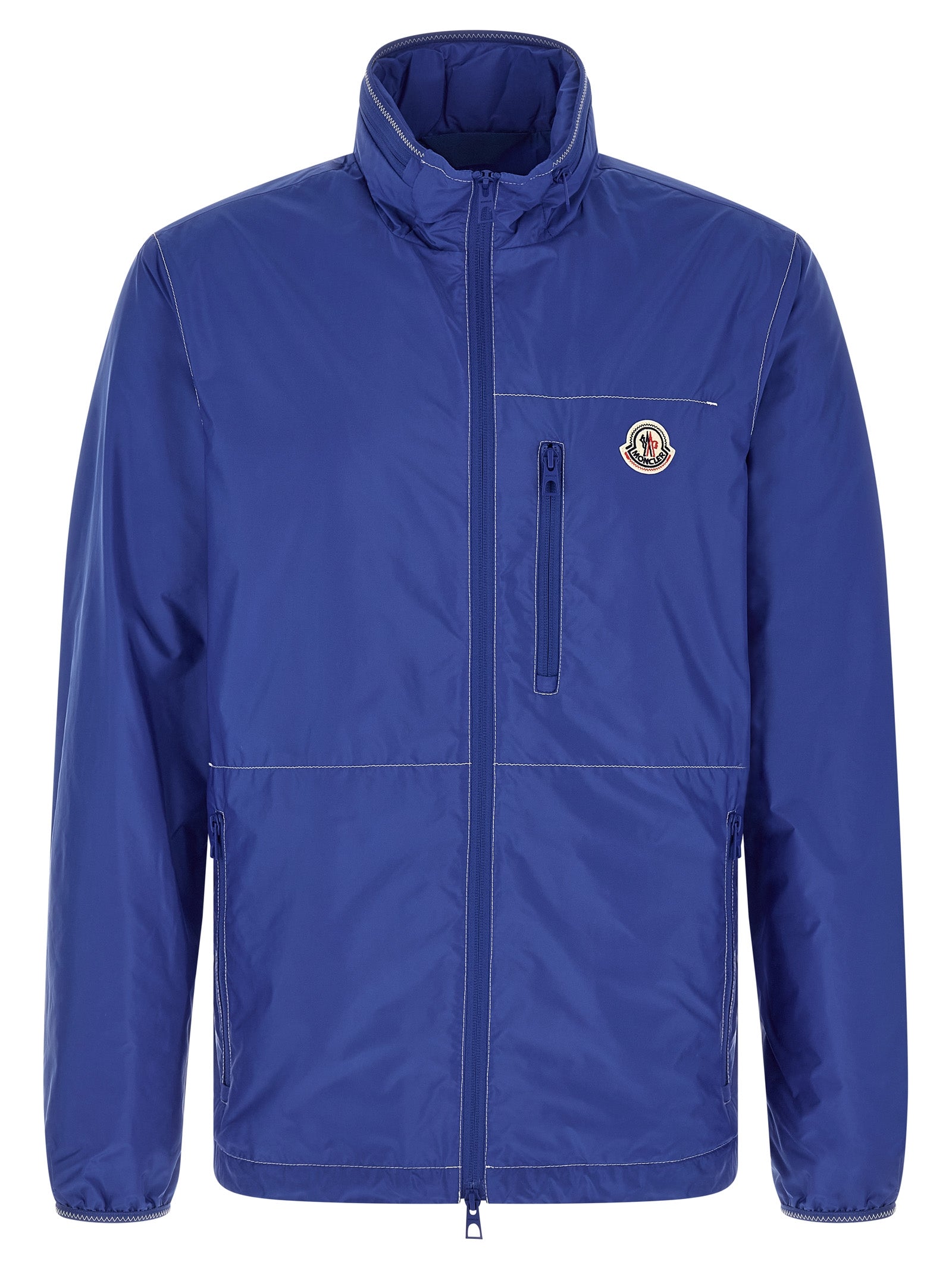 Moncler Blue Polyamide Shell Men's Jacket