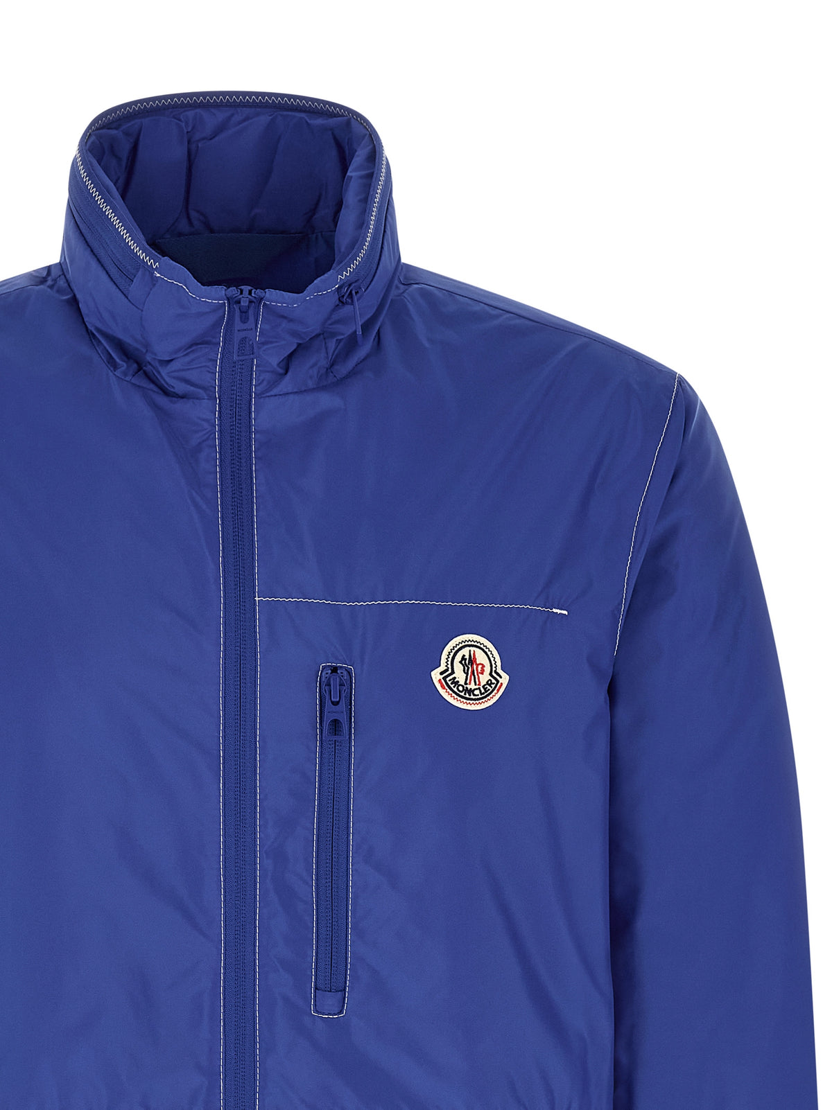 Moncler Blue Polyamide Shell Men's Jacket