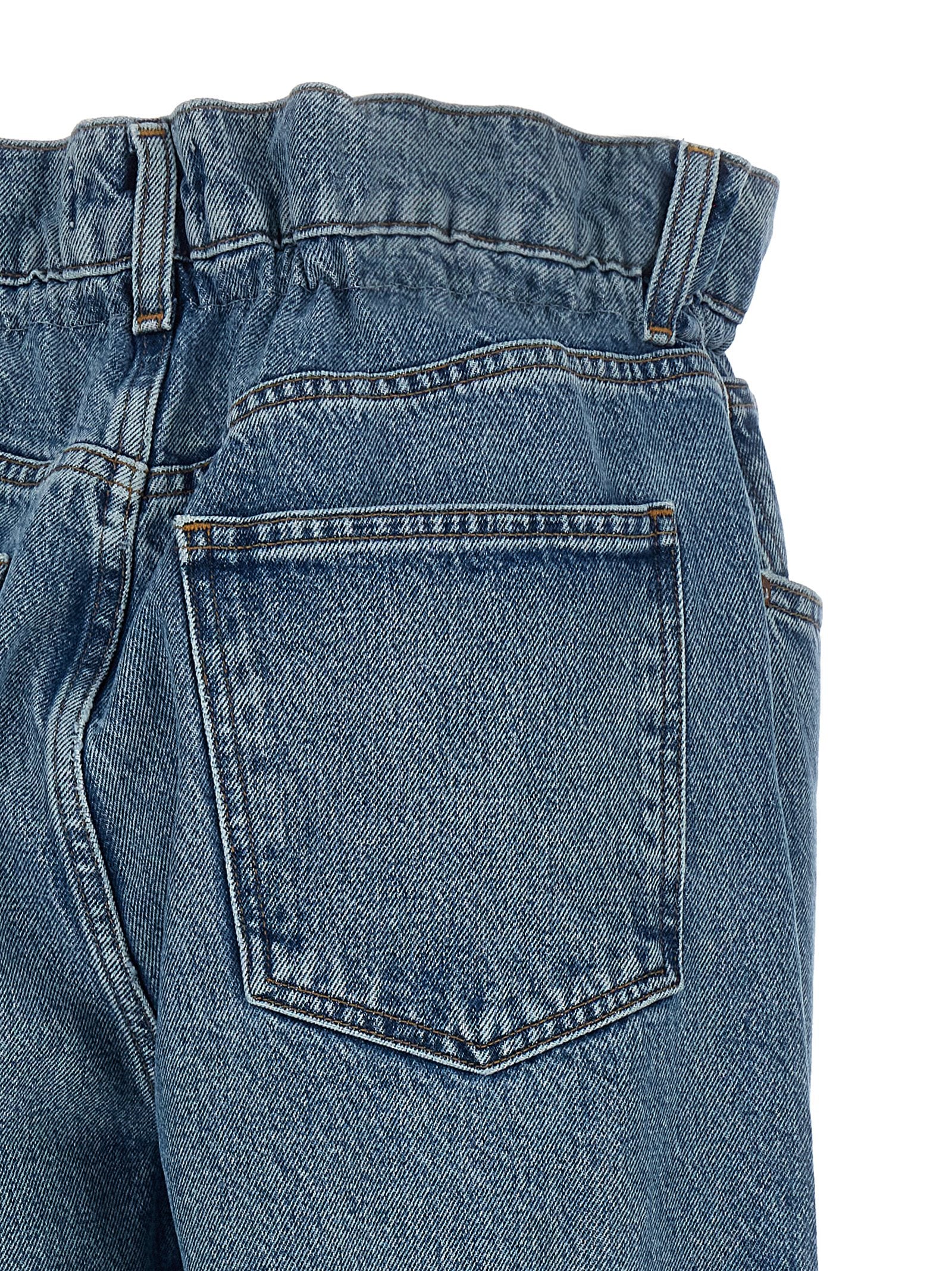 Agolde Blue Cotton Straight-Leg Women's Jeans