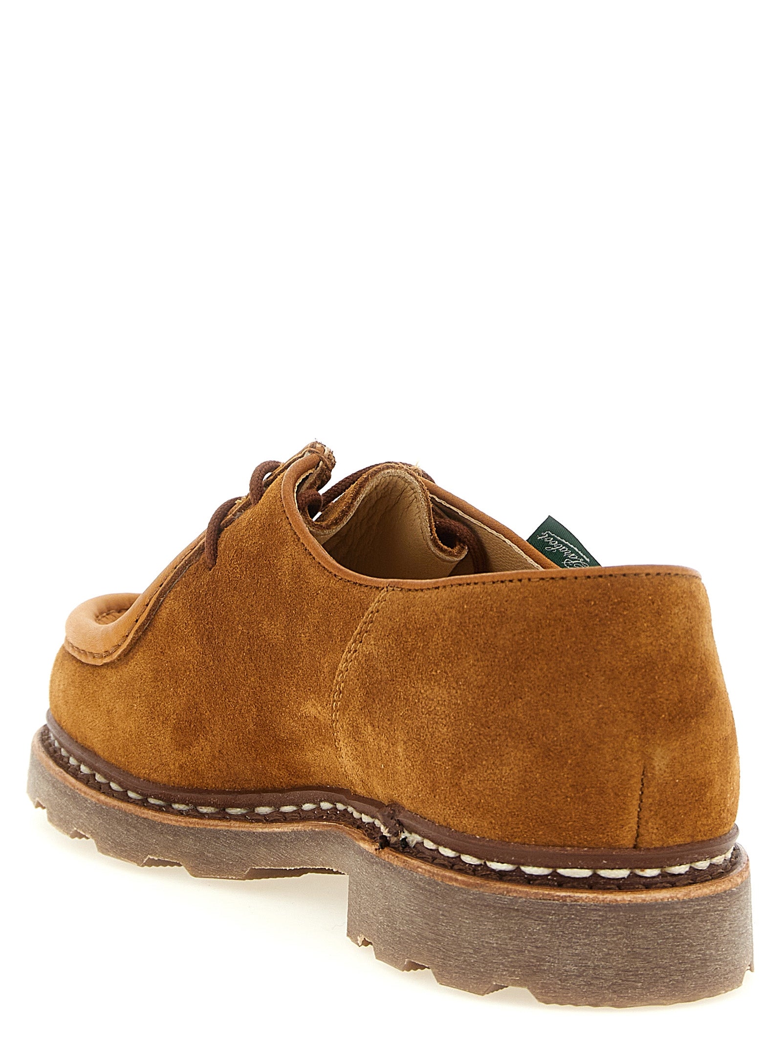 PARABOOT Brown Calfskin Oxfords And Men's Derbies