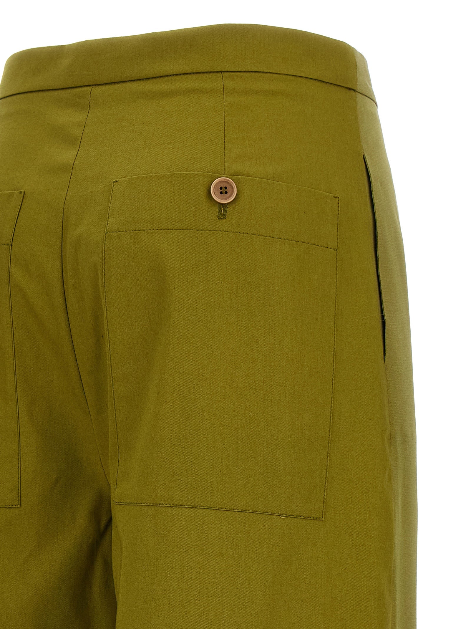 MAISON JEJIA Bicolor Silk Casual Women's Pants