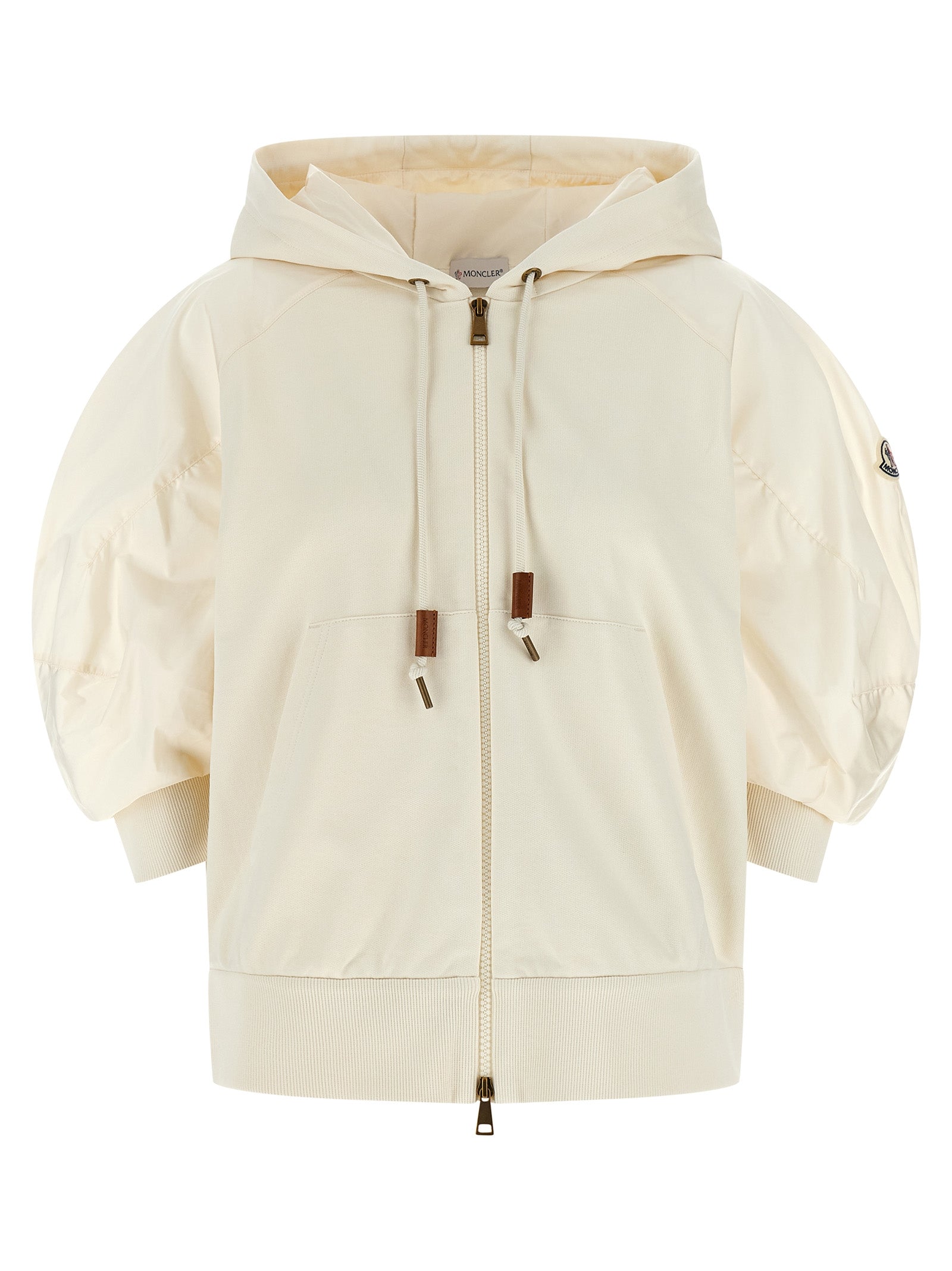 Moncler White Cotton Women's Hoodie