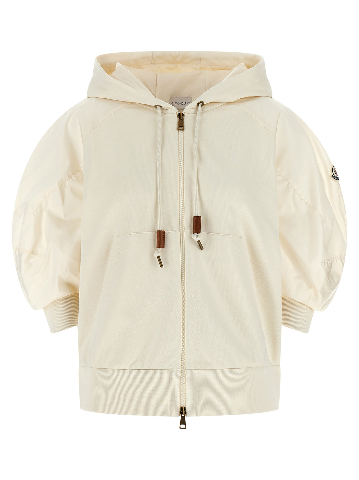 Moncler White Cotton Women's Hoodie