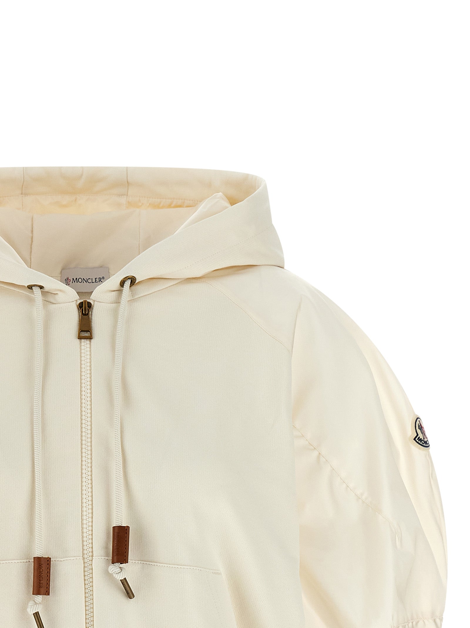 Moncler White Cotton Women's Hoodie