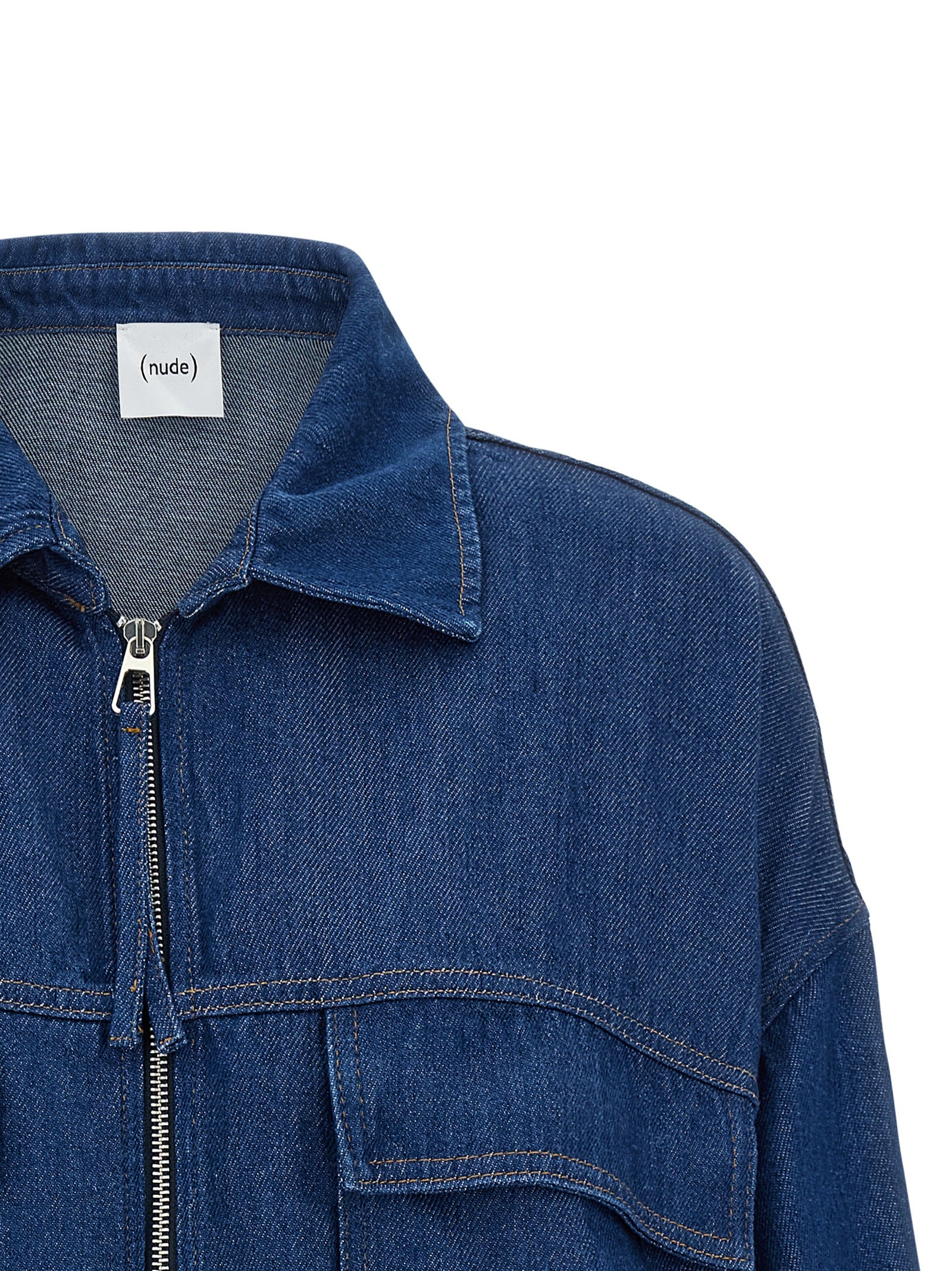 NUDE Blue Tencel Denim Women's Jacket