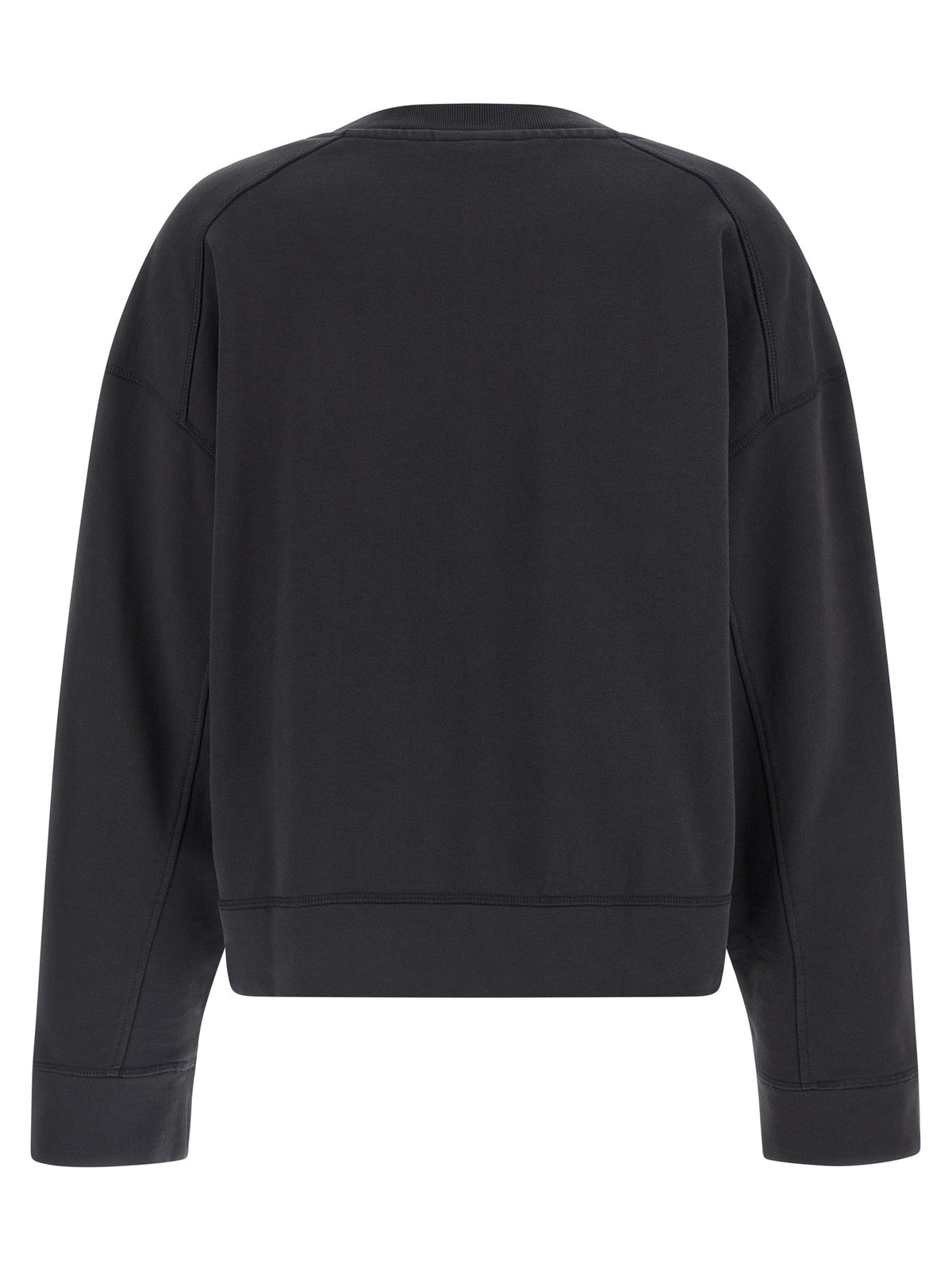 Ganni Black Organic Cotton Women's Sweatshirt