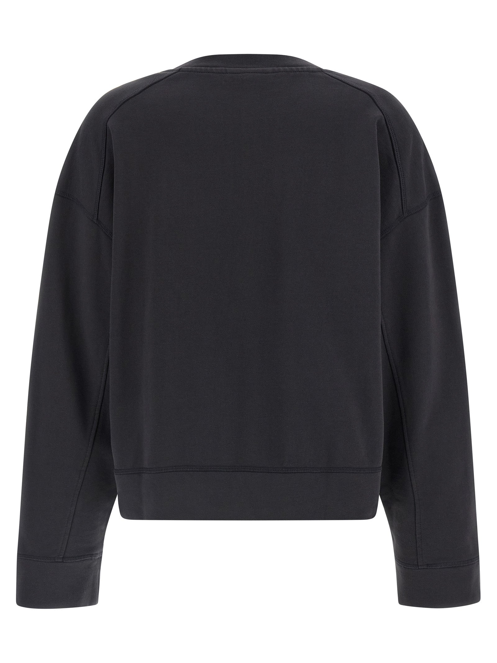 Ganni Black Organic Cotton Women's Sweatshirt