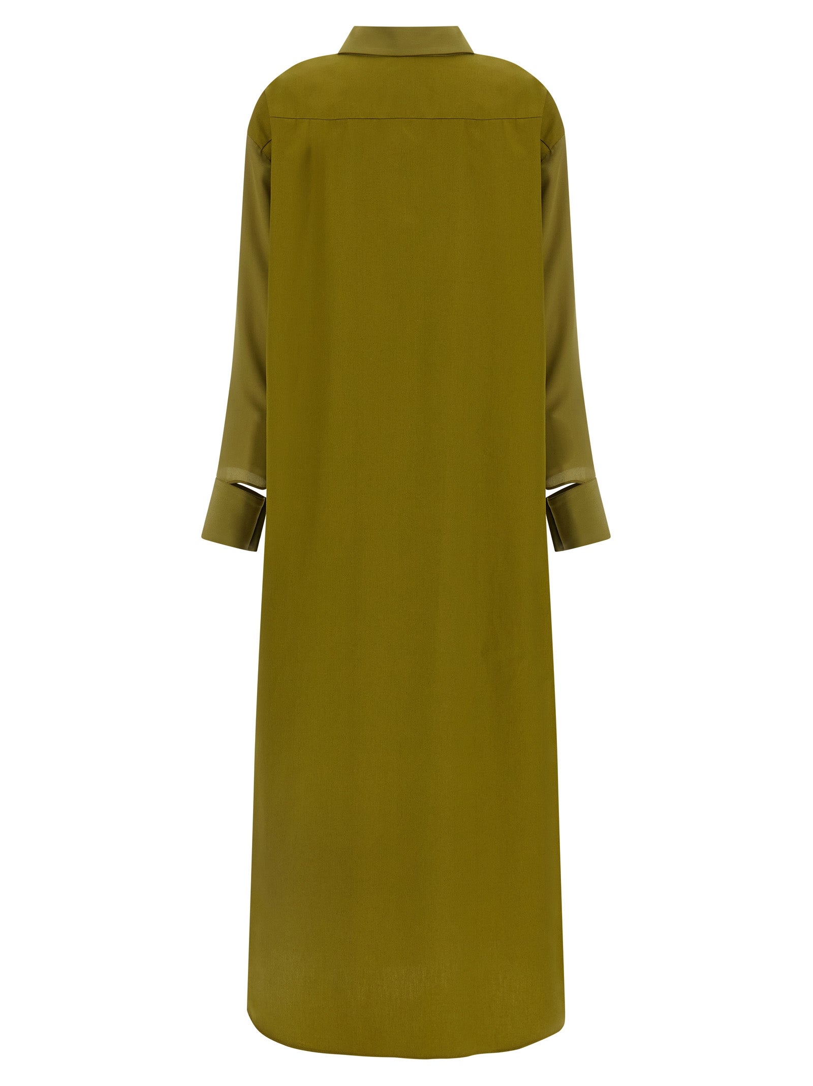 MAISON JEJIA Bicolor Silk Long Women's Dress