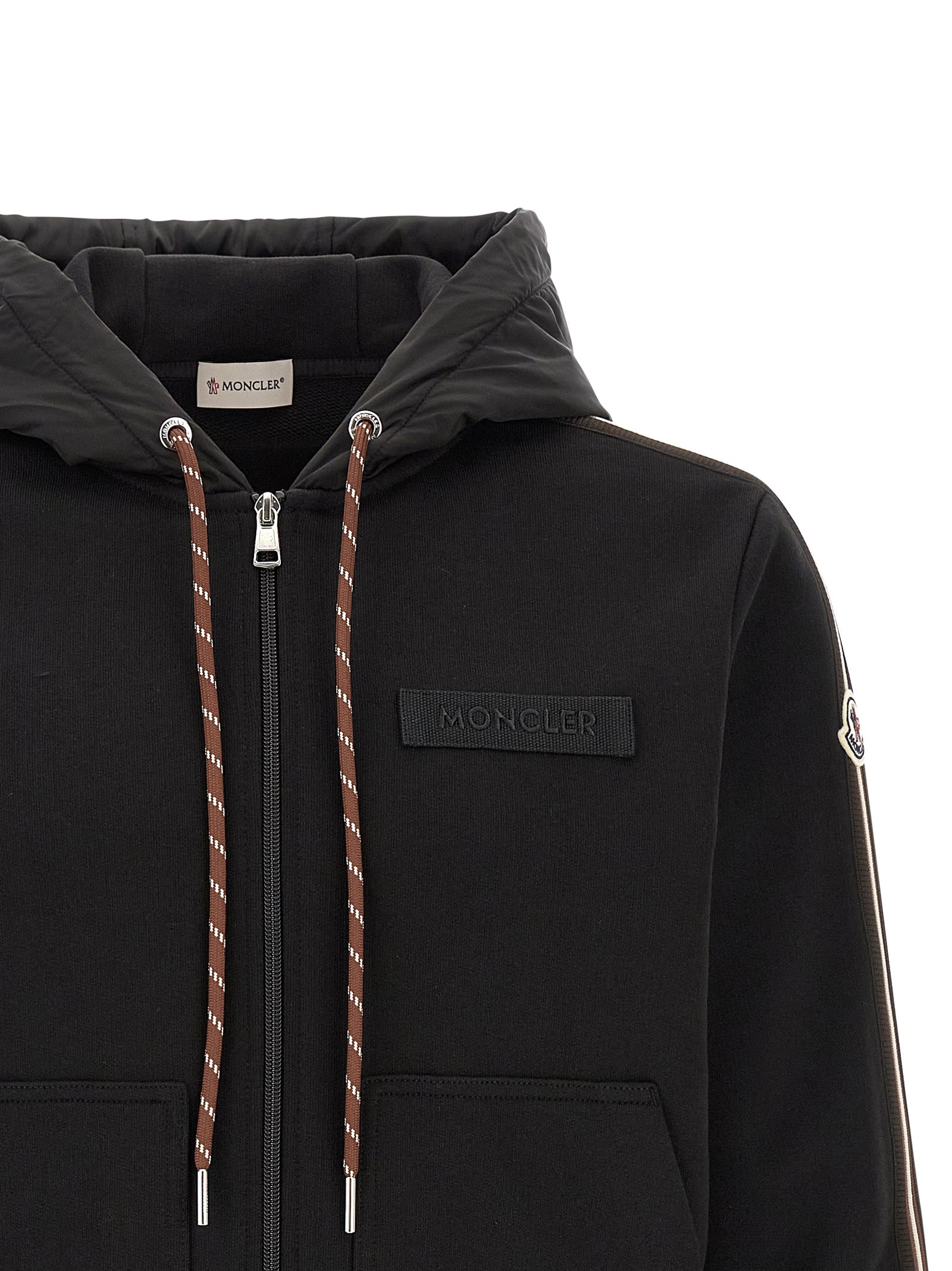 Moncler Black Polyamide Men's Sweatshirt