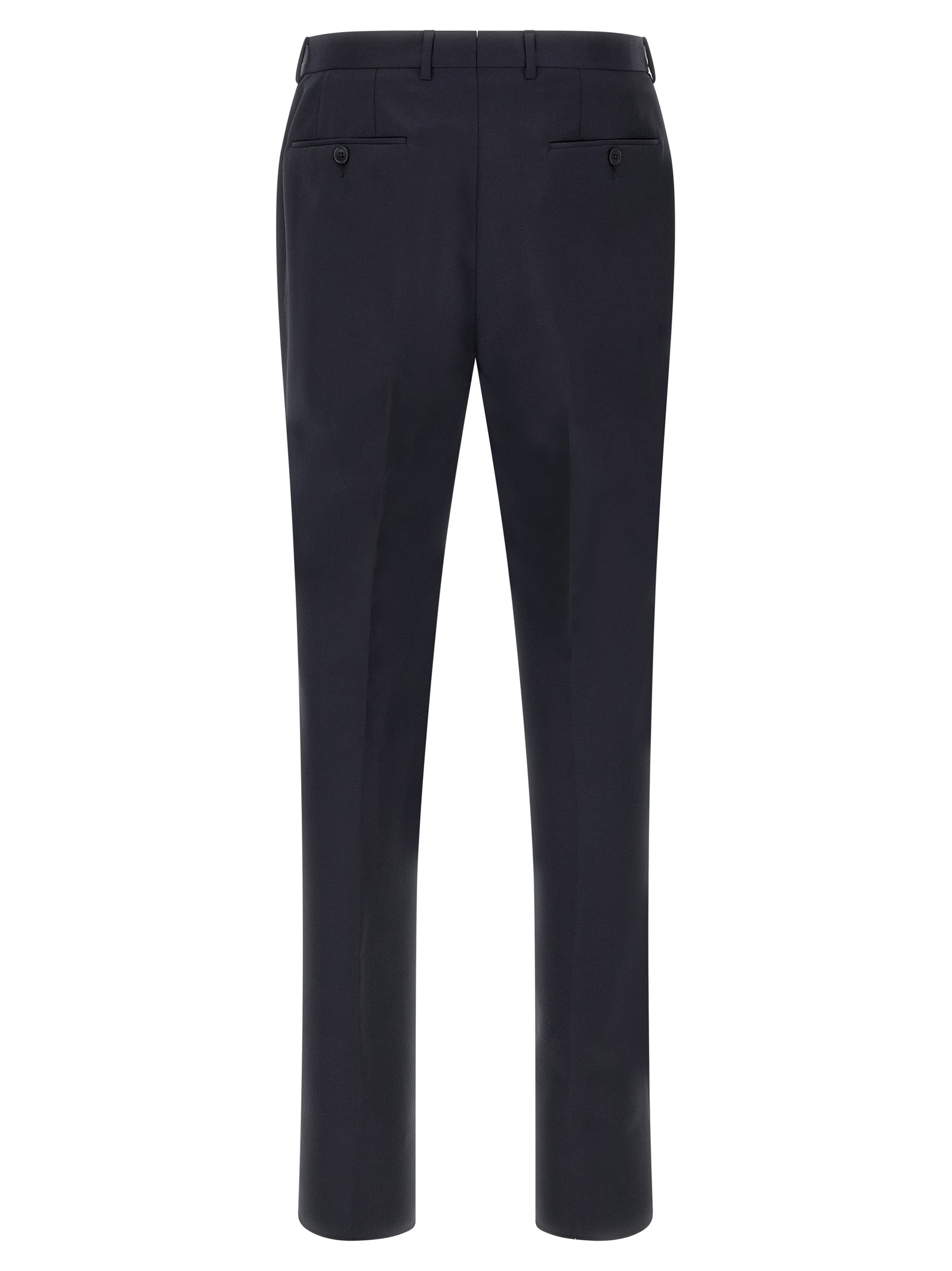 ZEGNA Blue Wool Two-Piece Men's Suit