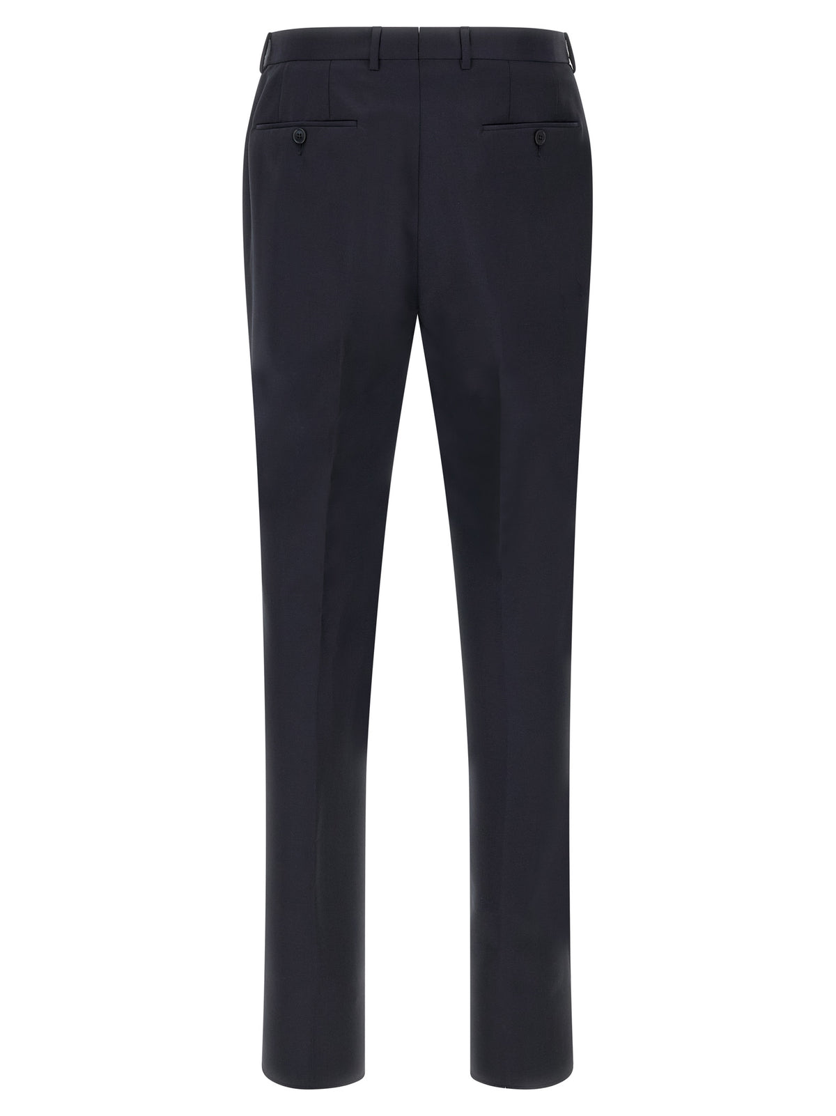 ZEGNA Blue Wool Two-Piece Men's Suit