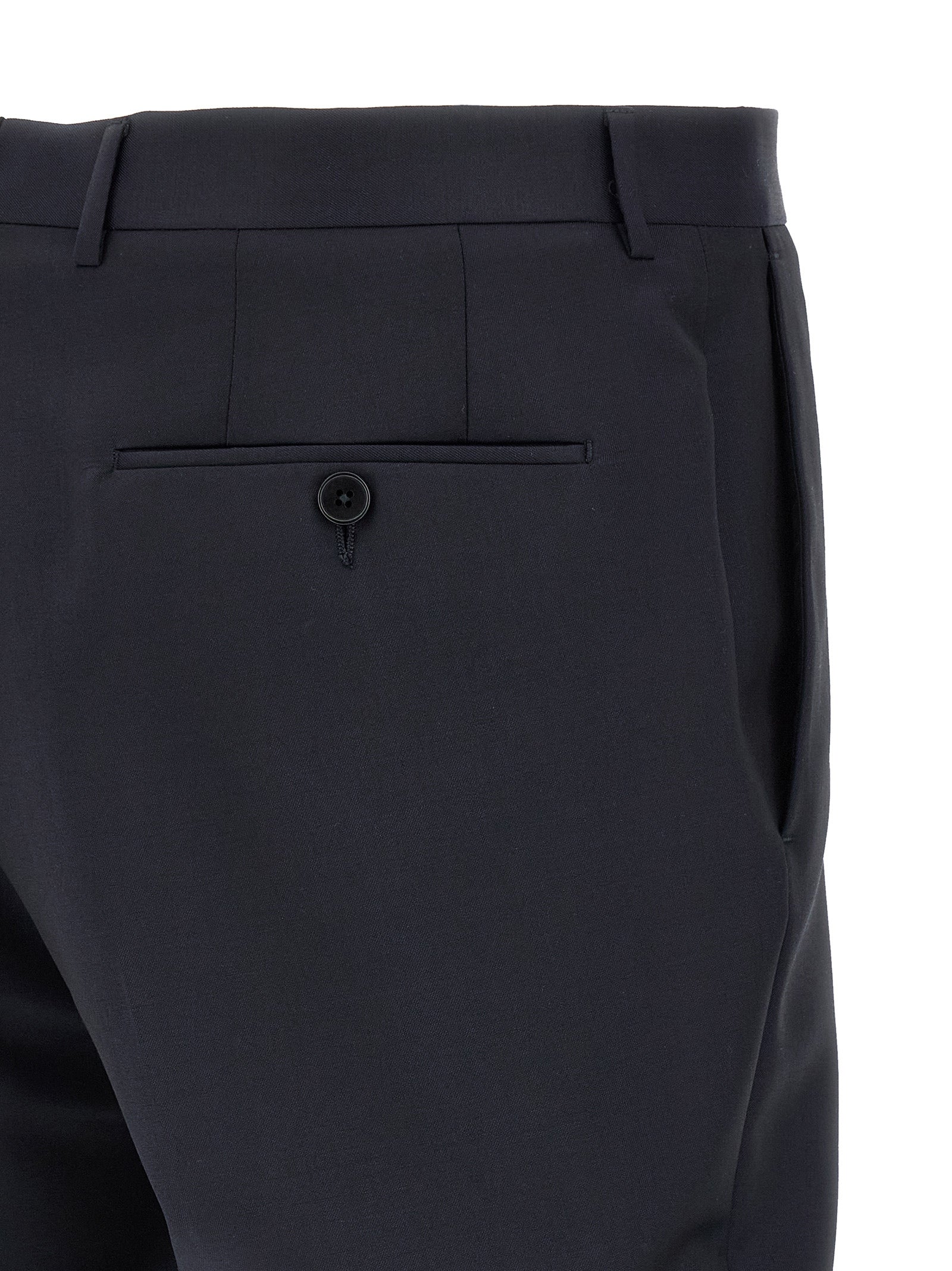 ZEGNA Blue Wool Two-Piece Men's Suit