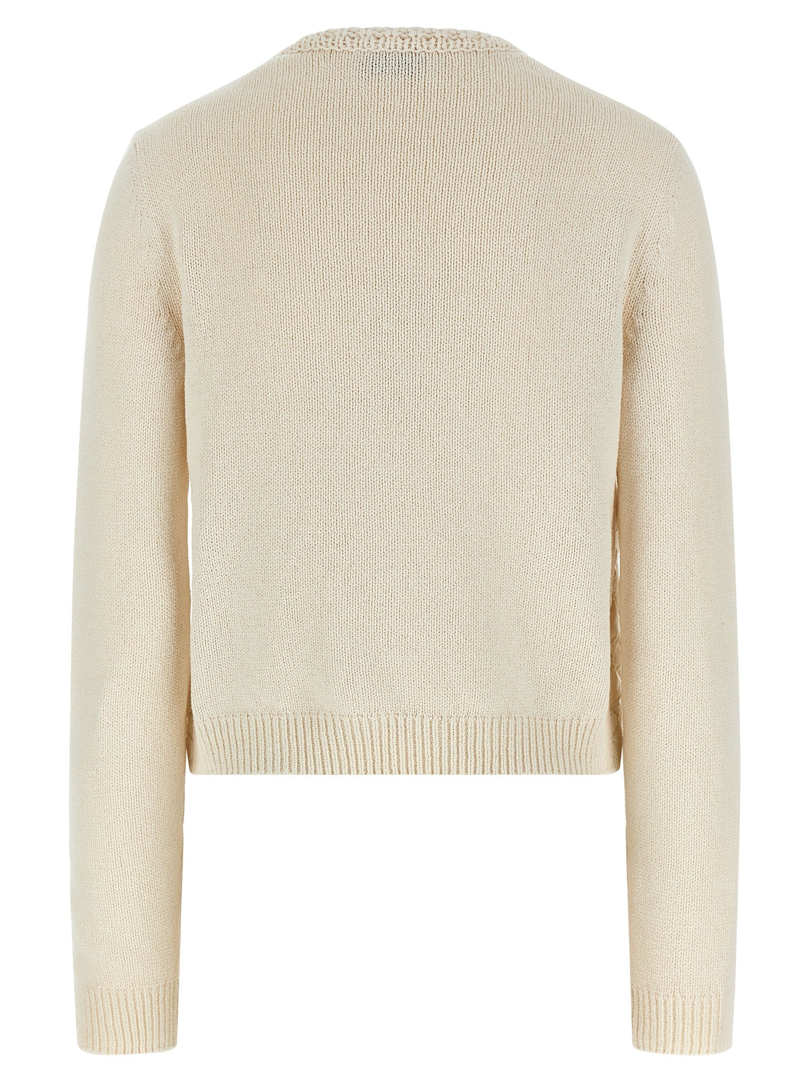 Moncler Beige Cotton Women's Cardigan