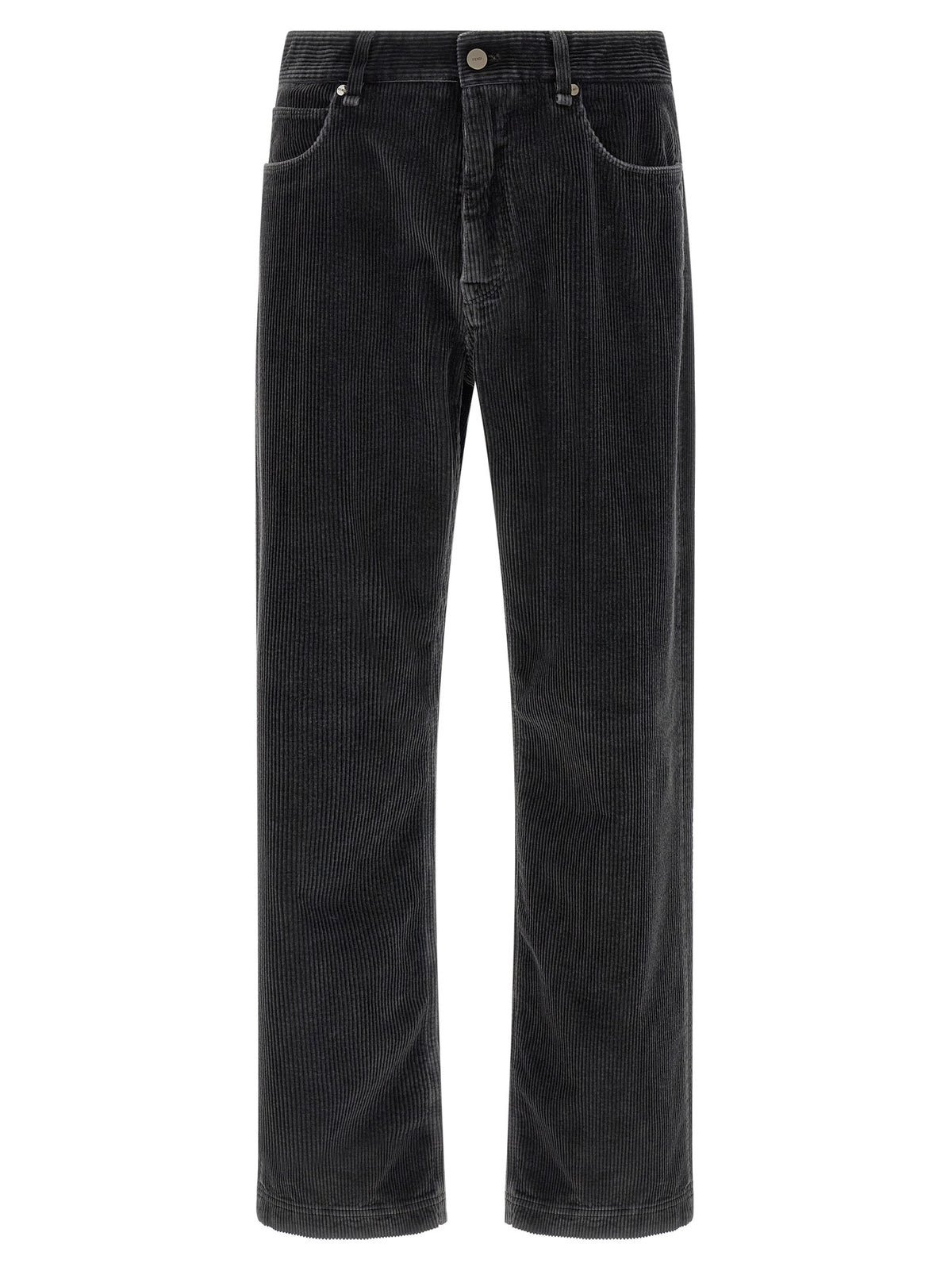 Fendi Gray Cotton Casual Men's Pants