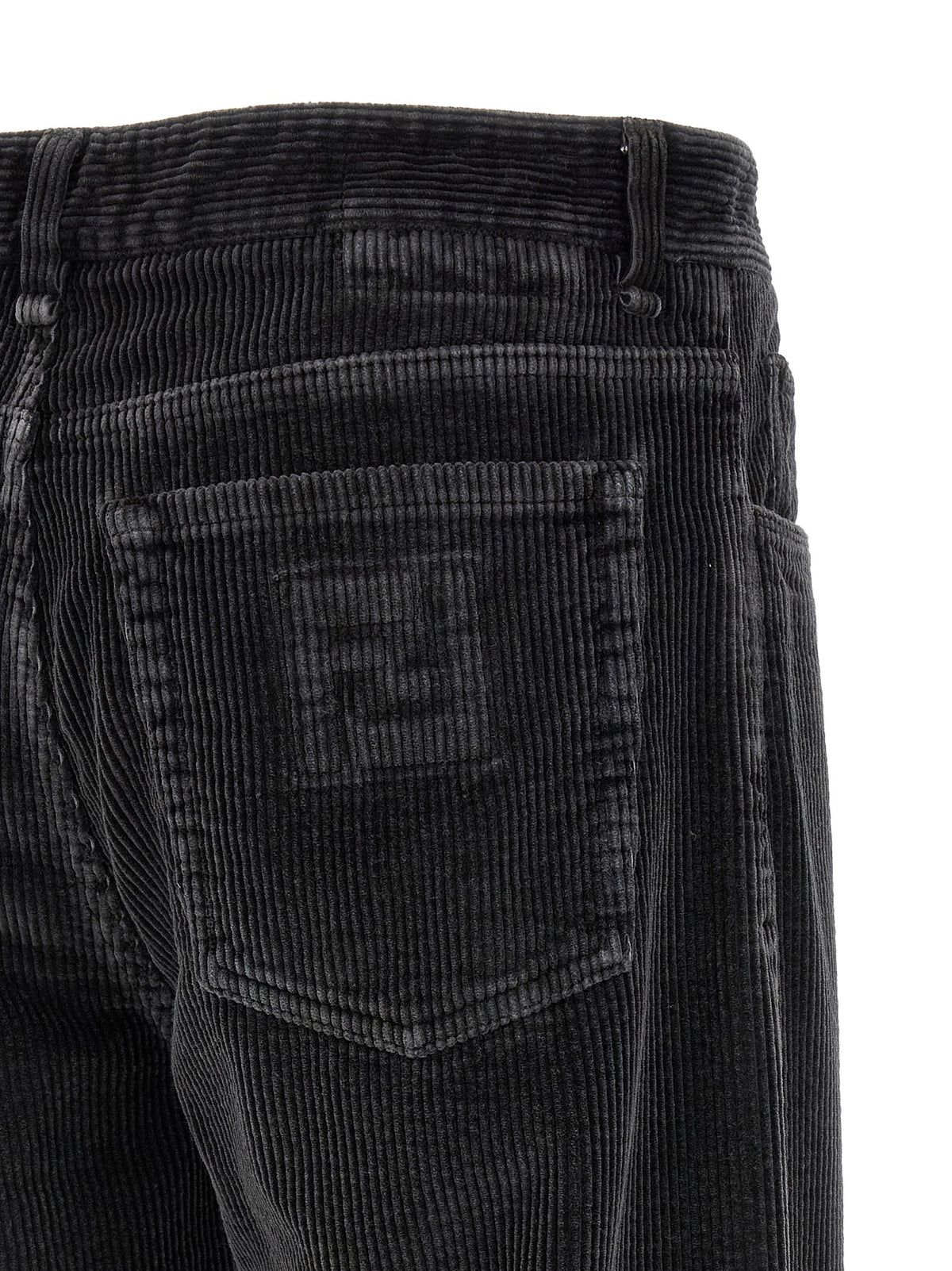 Fendi Gray Cotton Casual Men's Pants