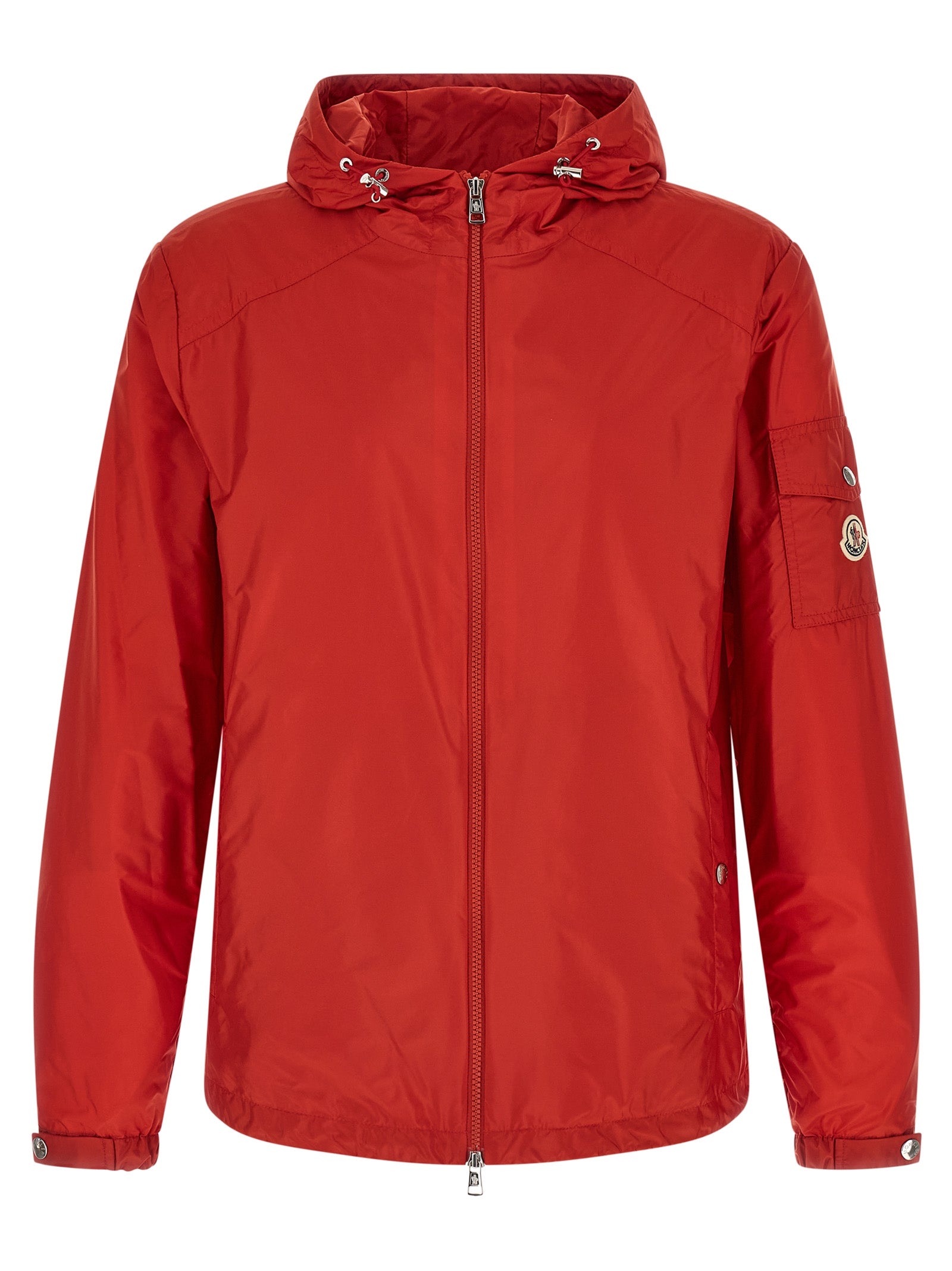 Moncler Red Polyamide Shell Men's Jacket