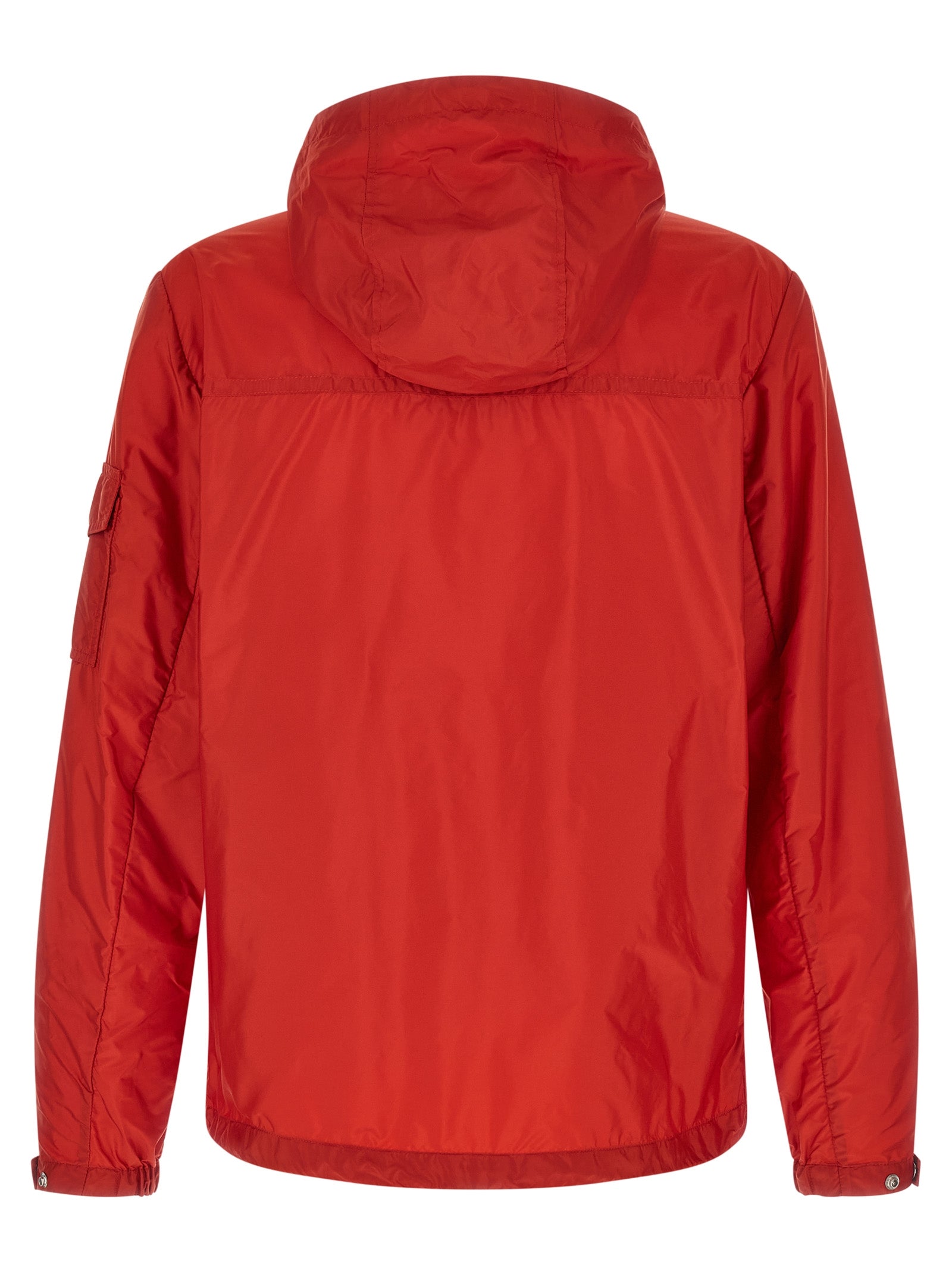 Moncler Red Polyamide Shell Men's Jacket