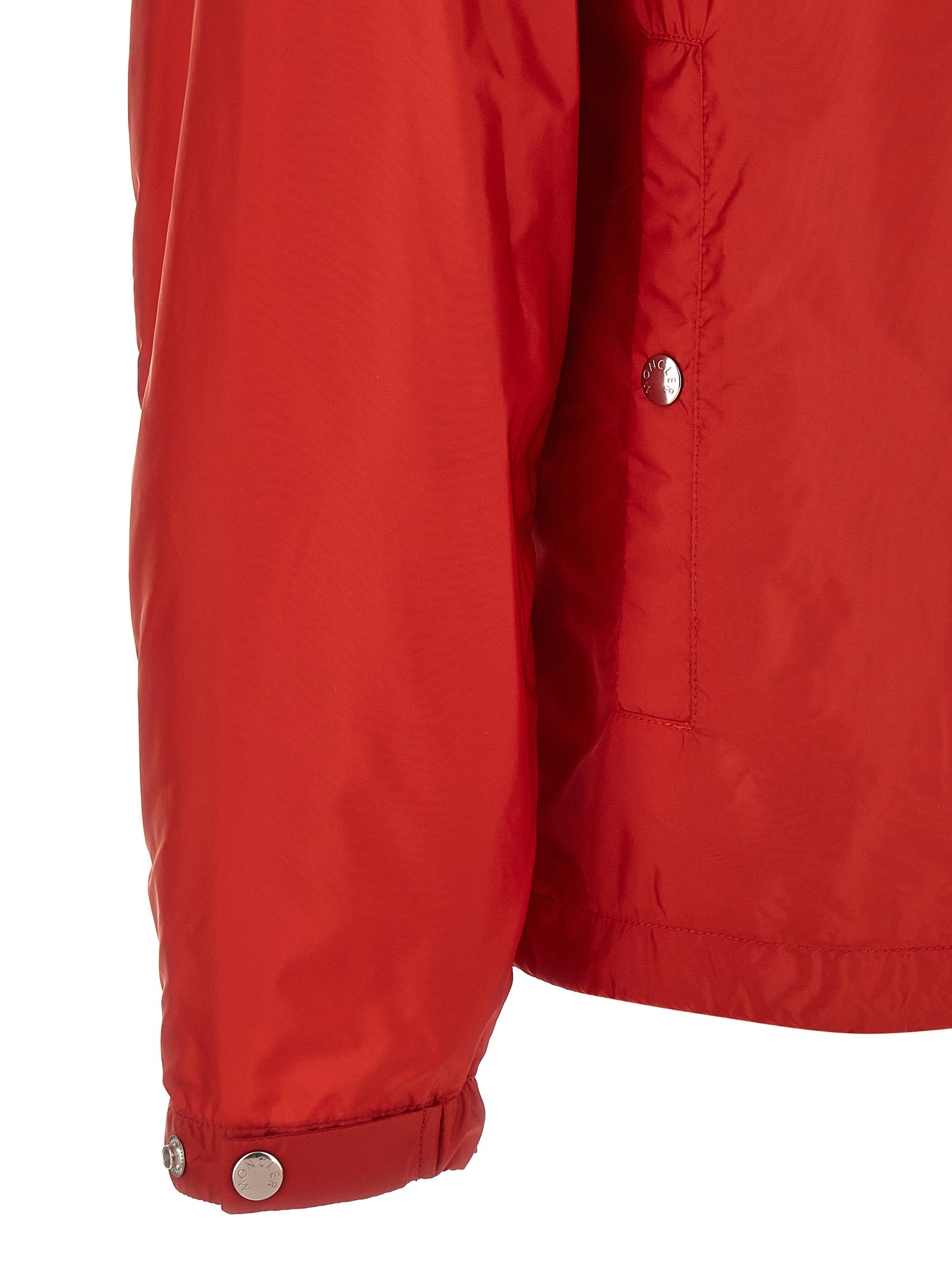 Moncler Red Polyamide Shell Men's Jacket