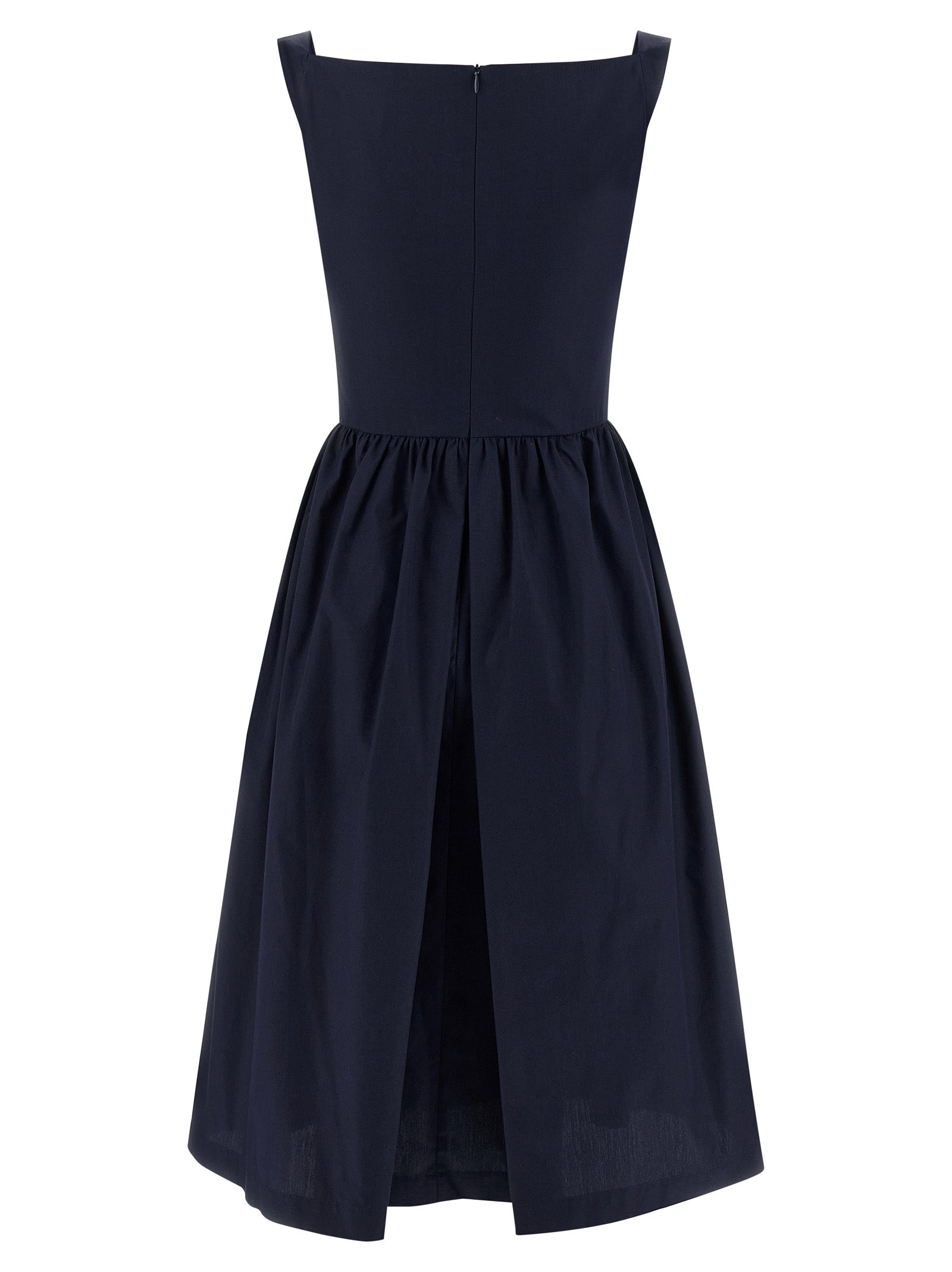 Vivienne Westwood Blue Cotton Midi Women's Dress