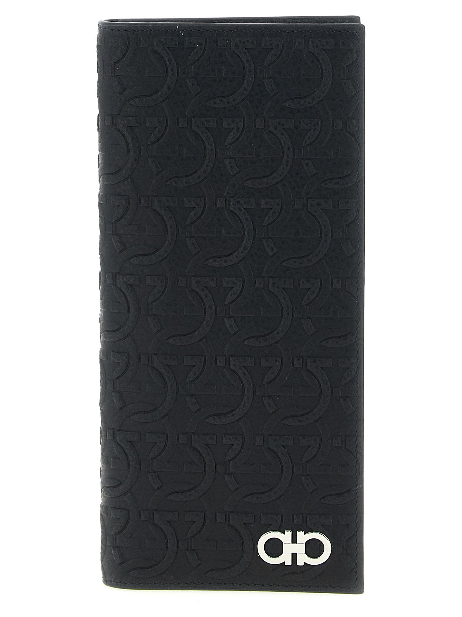 Ferragamo Black Calfskin Men's Wallet