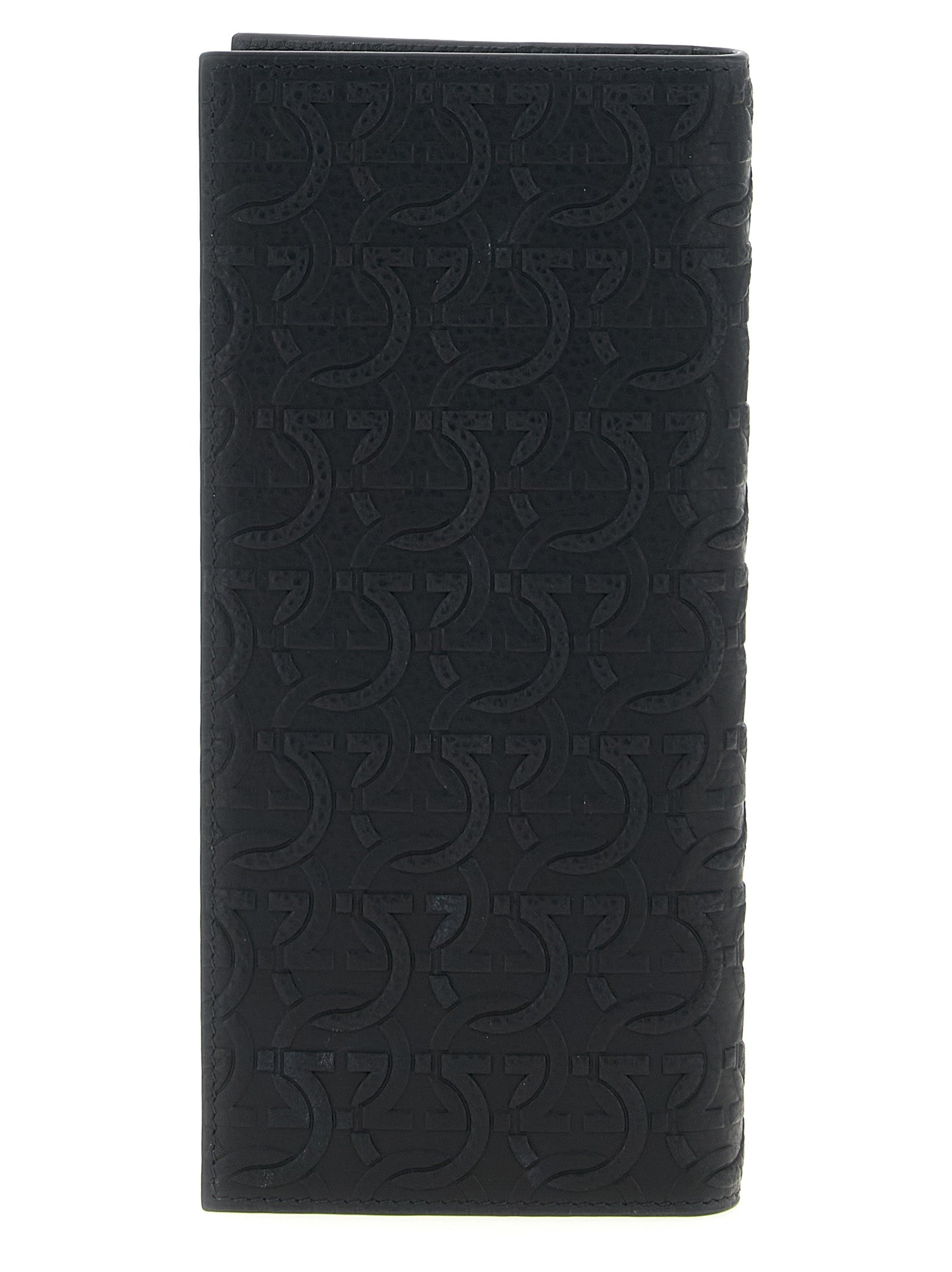 Ferragamo Black Calfskin Men's Wallet