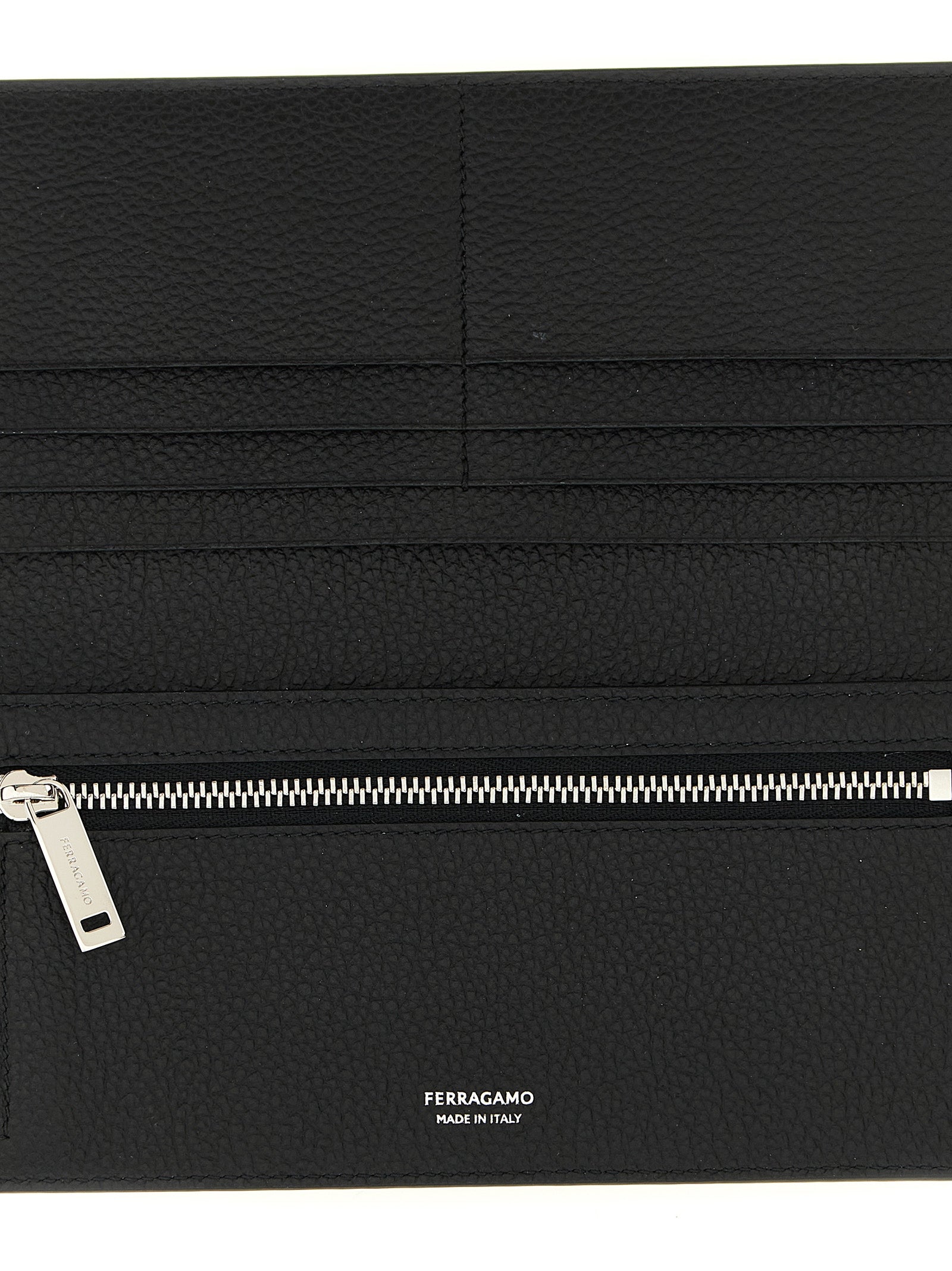 Ferragamo Black Calfskin Men's Wallet