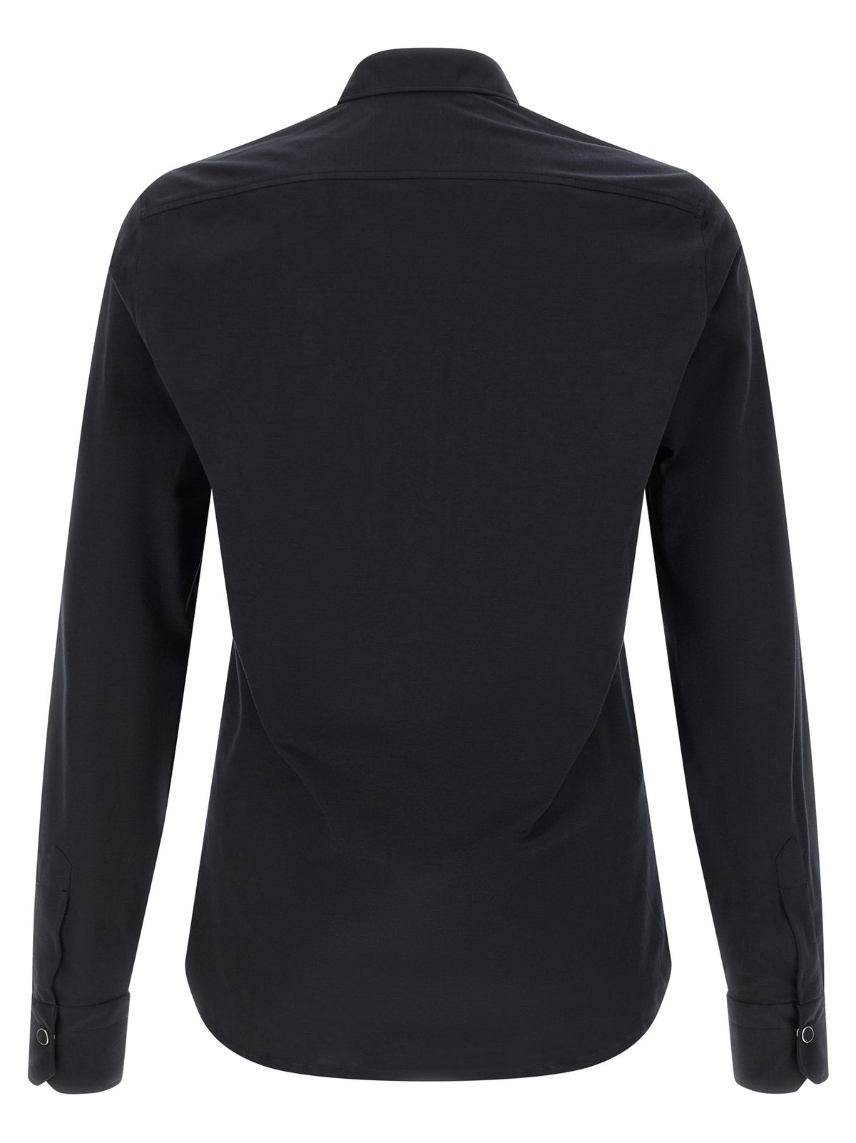 Kiton Blue Cotton Men's Blouse