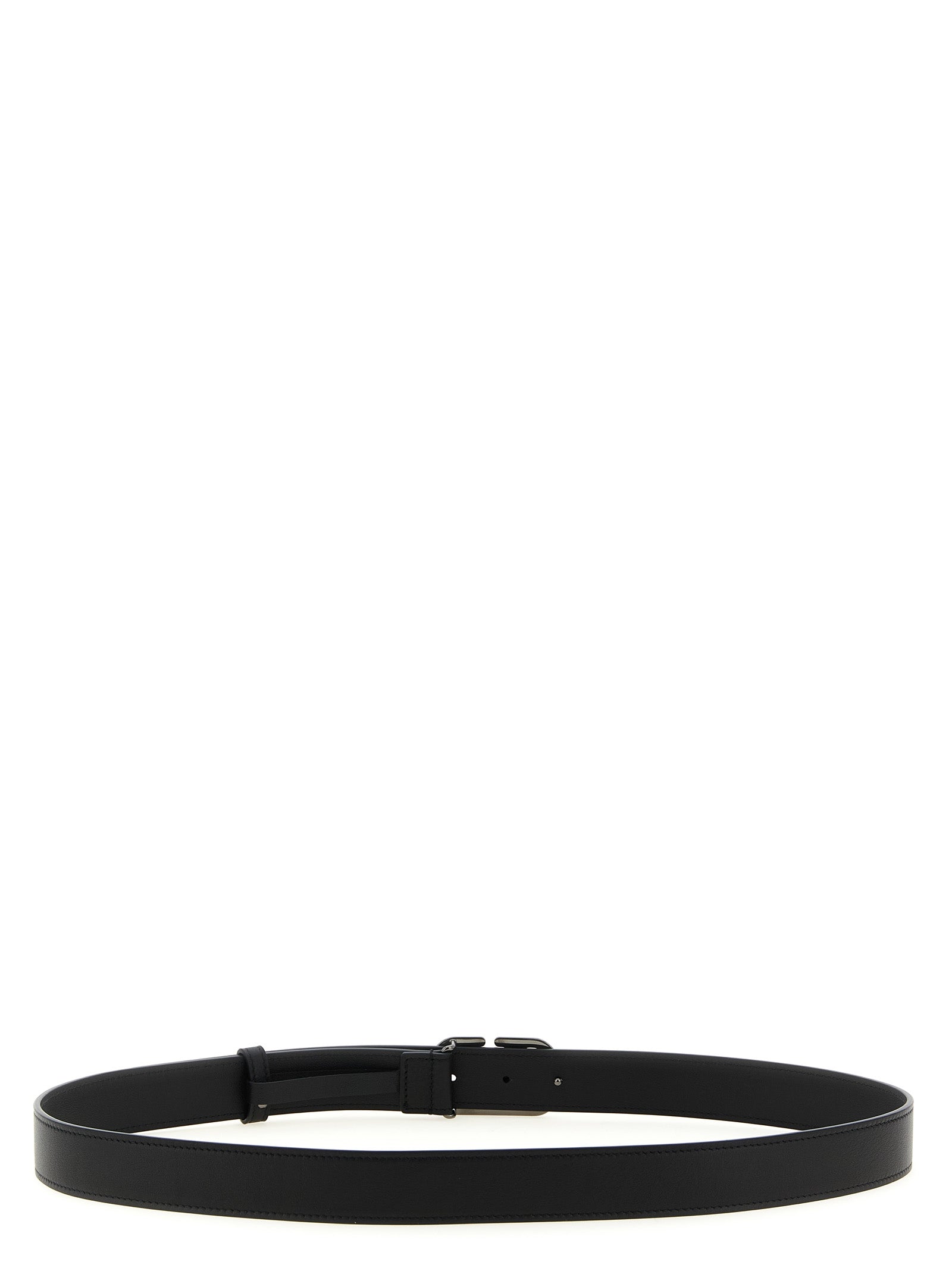 Valentino Garavani Black Calfskin Regular Men's Belt