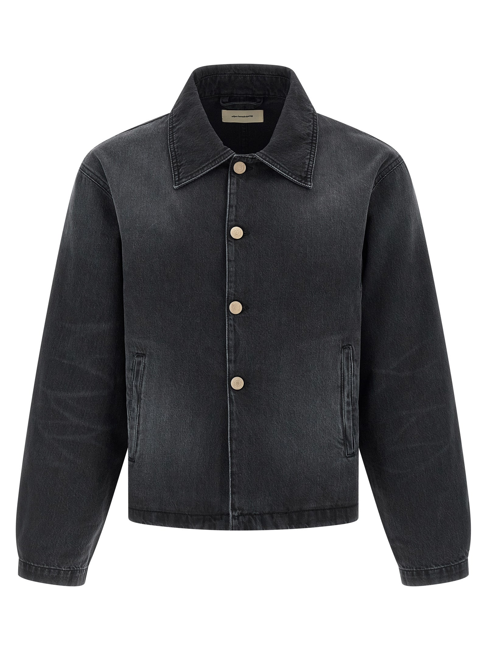 MFPEN Black Organic Cotton Denim Men's Jacket