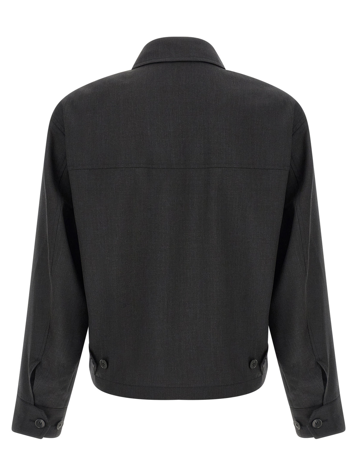 MFPEN Gray Wool Full-Length Men's Jacket