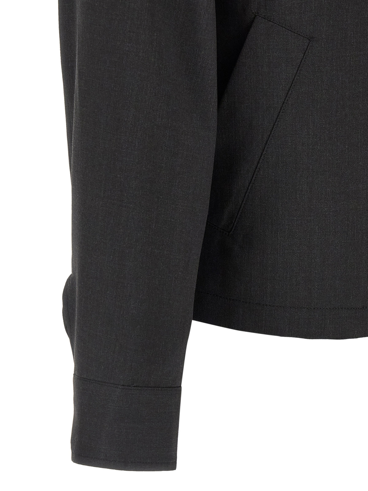 MFPEN Gray Wool Full-Length Men's Jacket