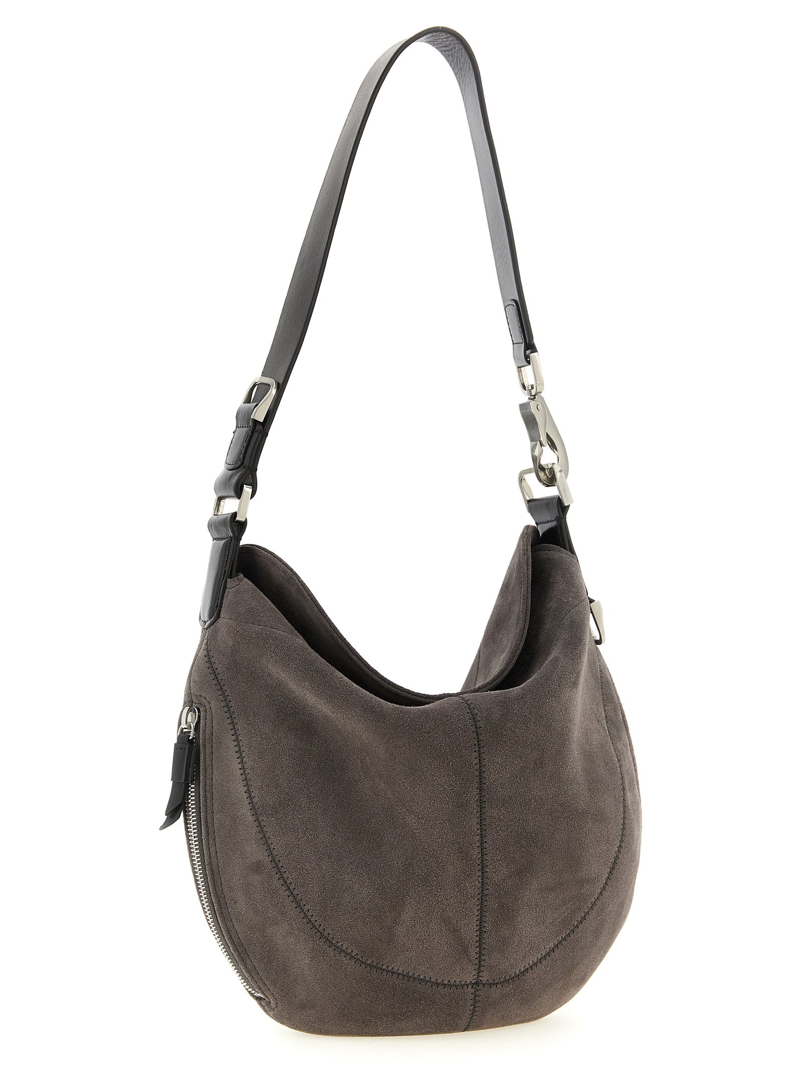 Lemaire Gray Calfskin Shoulder Women's Bag