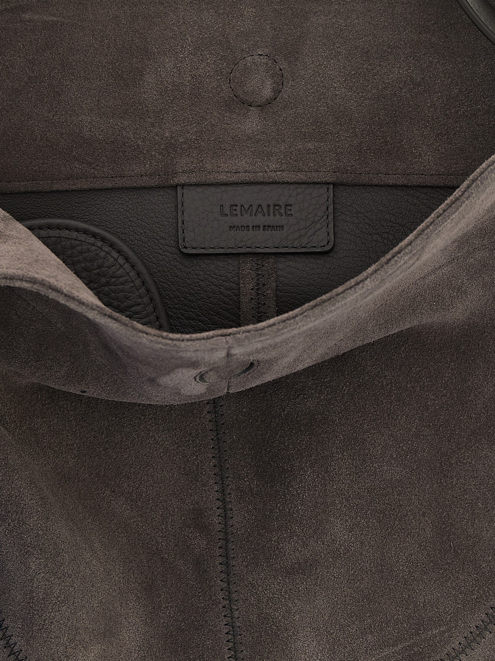 Lemaire Gray Calfskin Shoulder Women's Bag