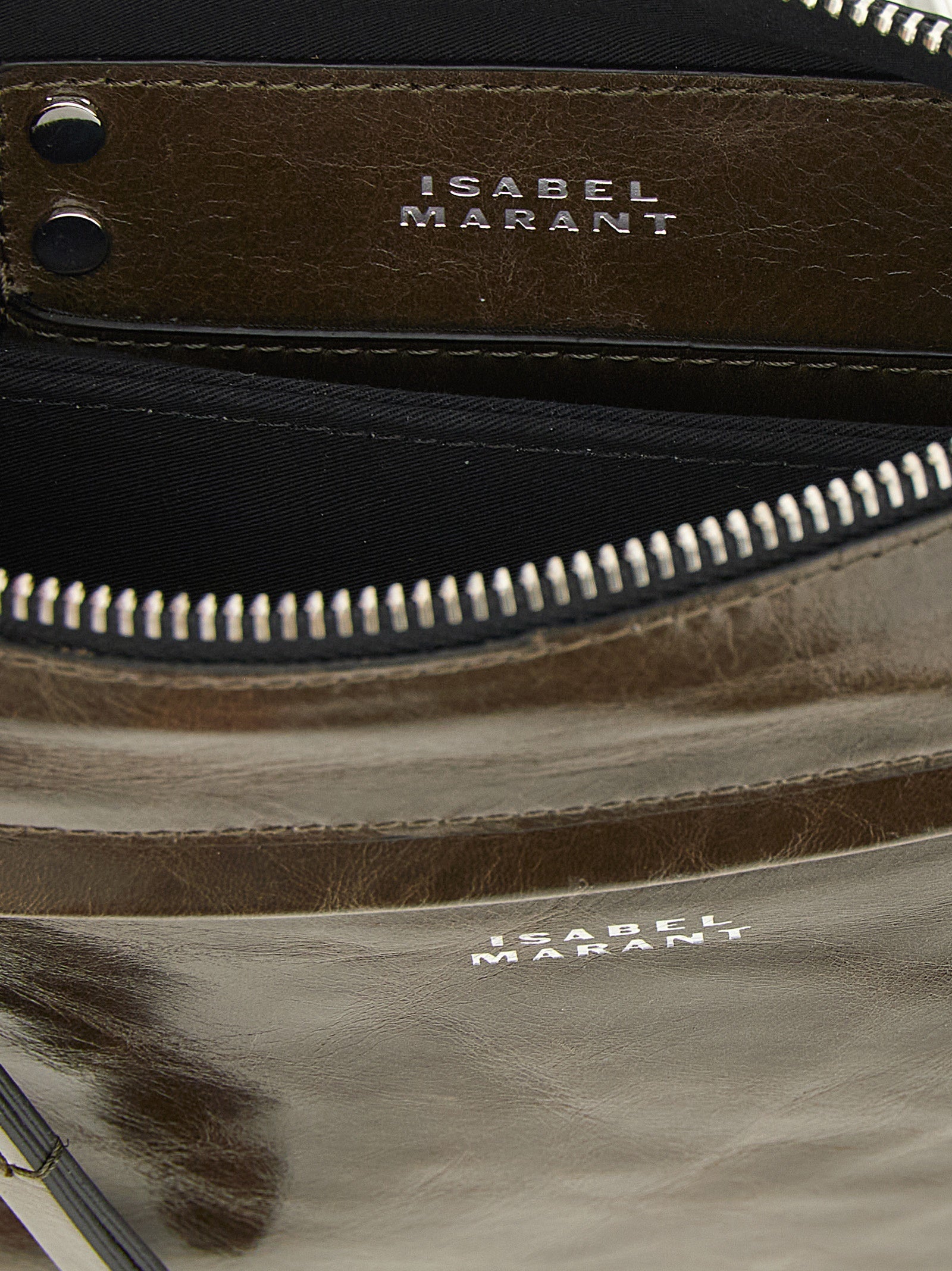 Isabel Marant Bicolor Calfskin Crossbody Women's Bag