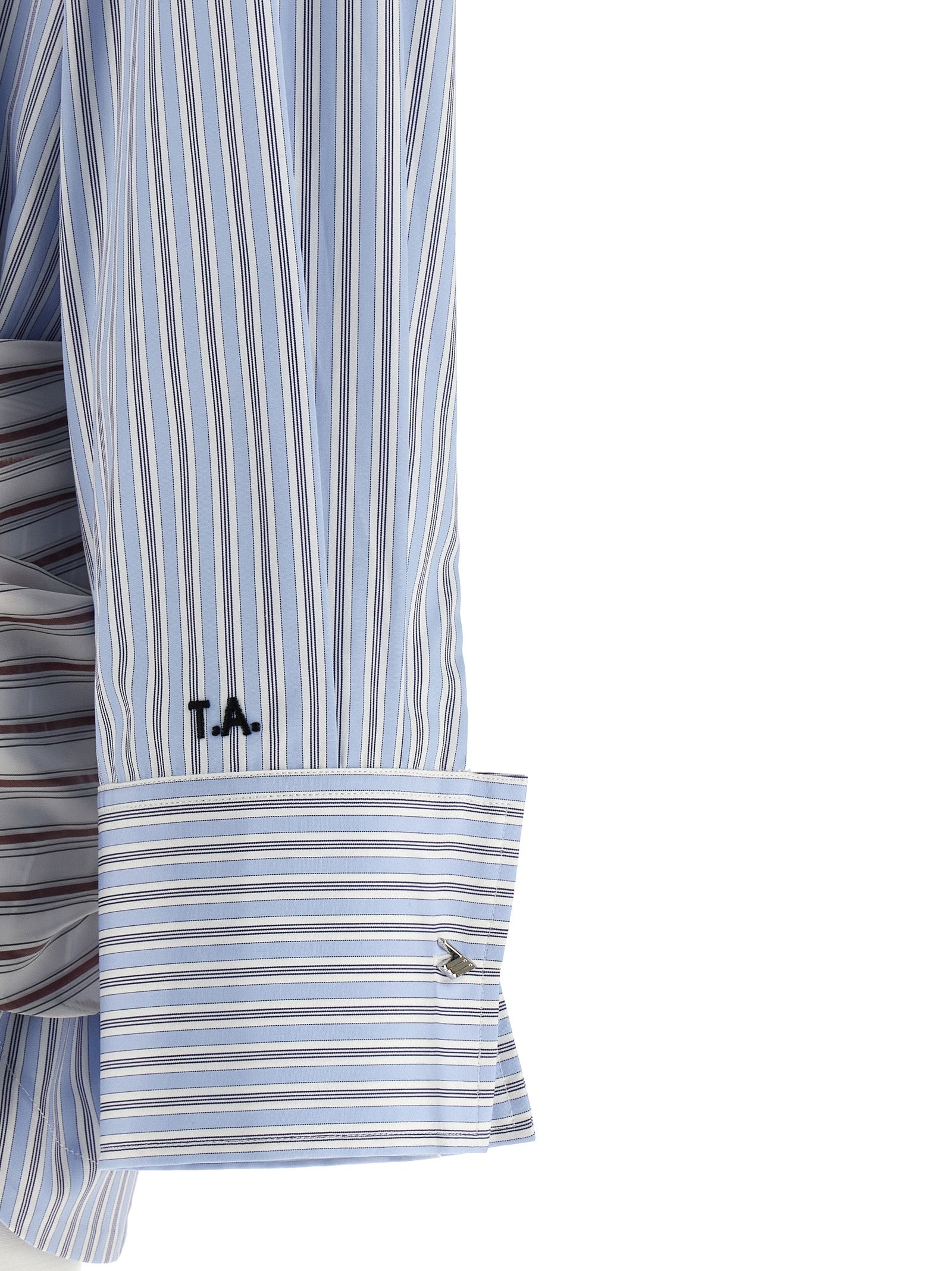 The Attico Blue Cotton Short Women's Dress