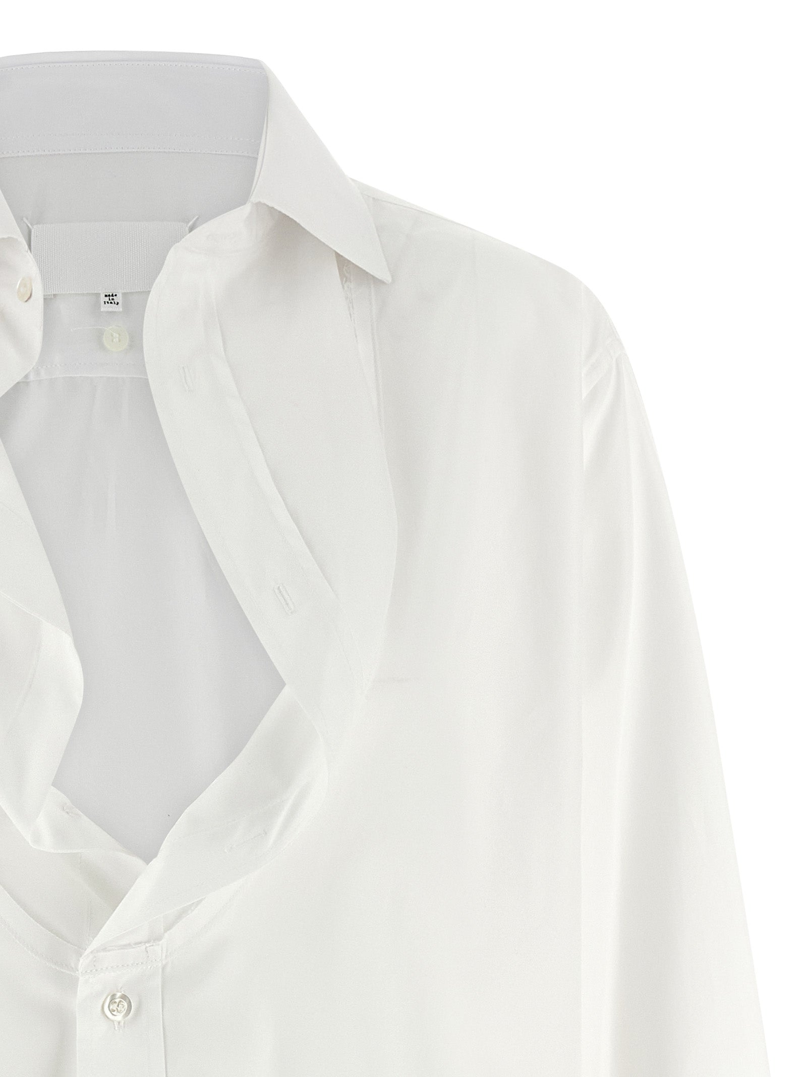 Maison Margiela White Cotton Women's Blouse