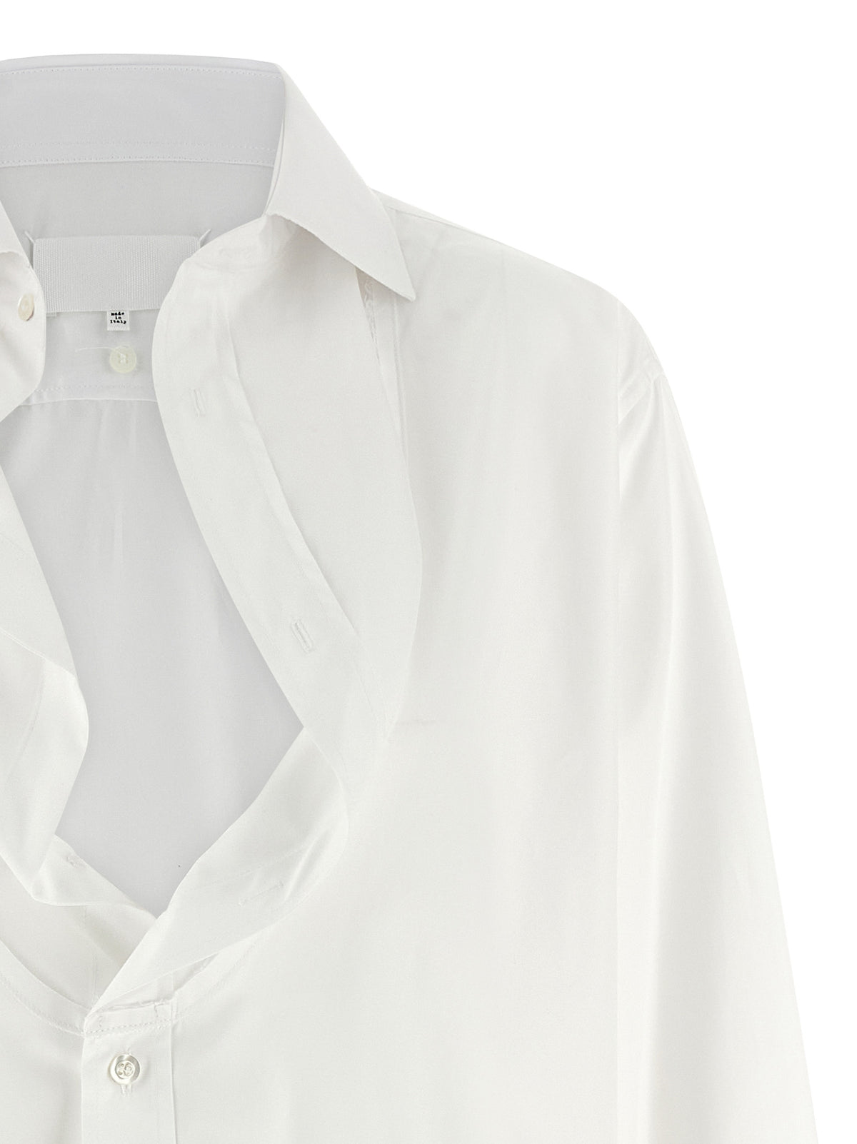 Maison Margiela White Cotton Women's Blouse