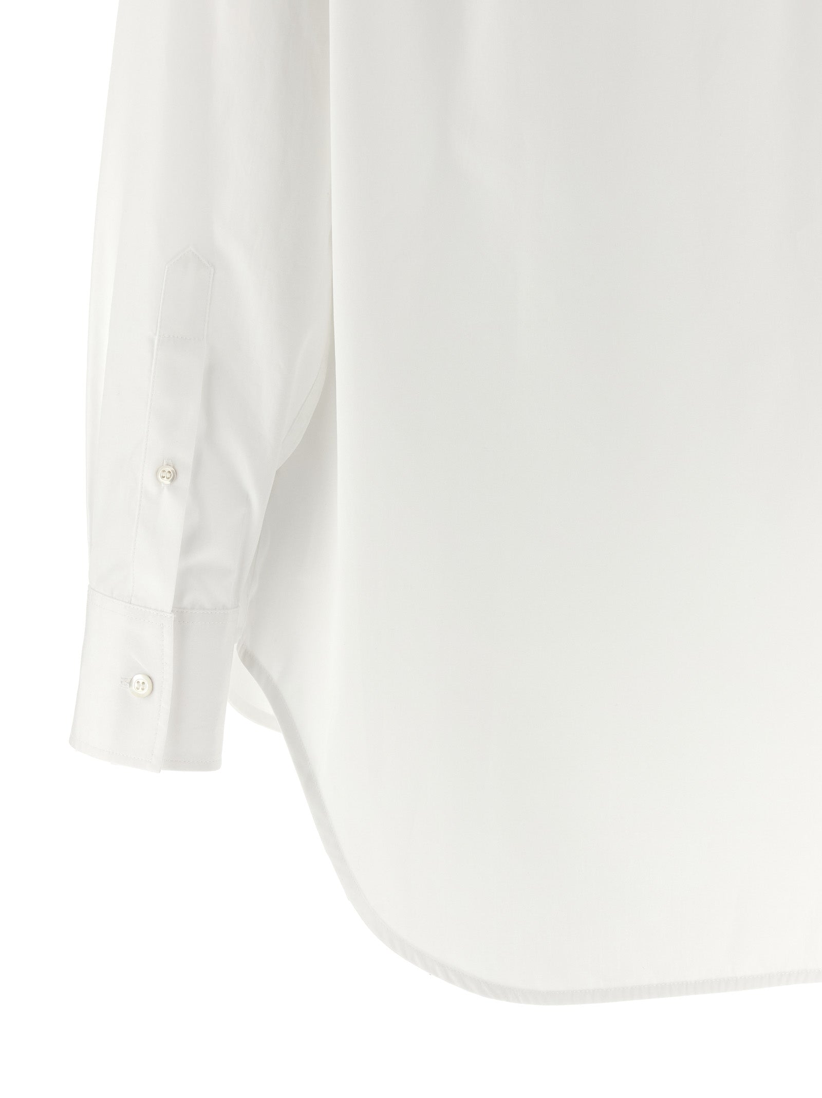 Maison Margiela White Cotton Women's Blouse