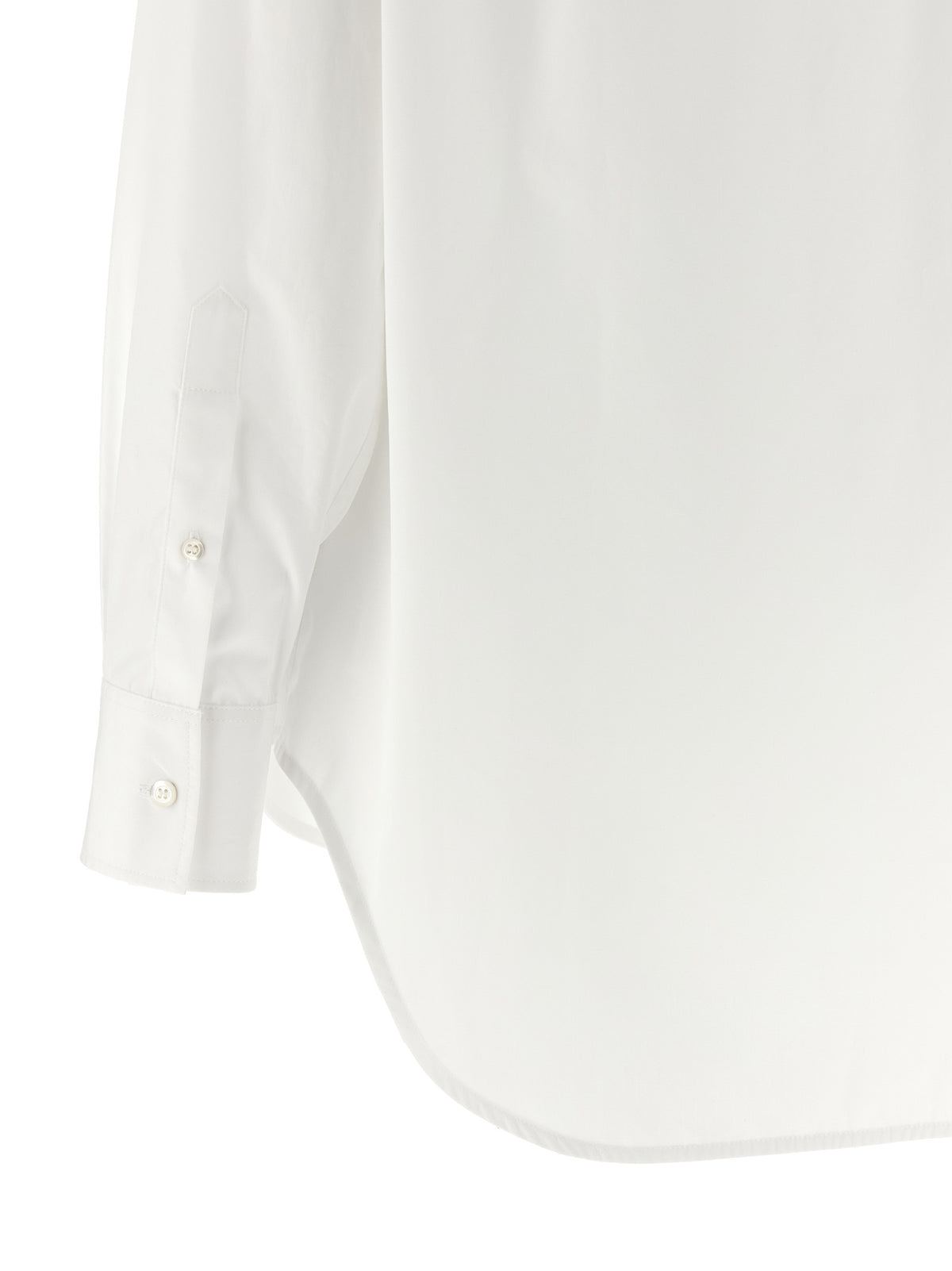 Maison Margiela White Cotton Women's Blouse