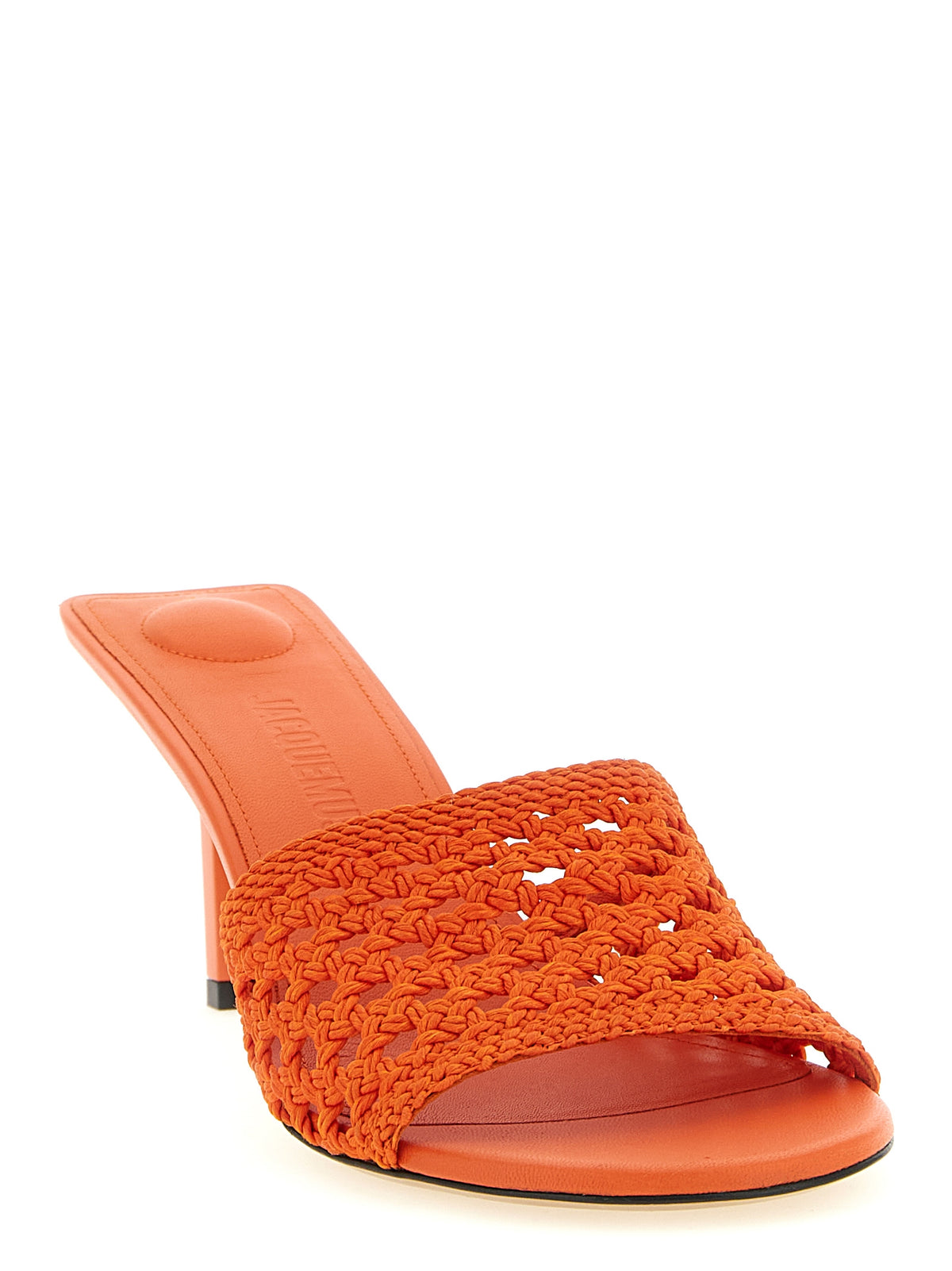 Jacquemus Orange Polyester Platform Women's Sandals