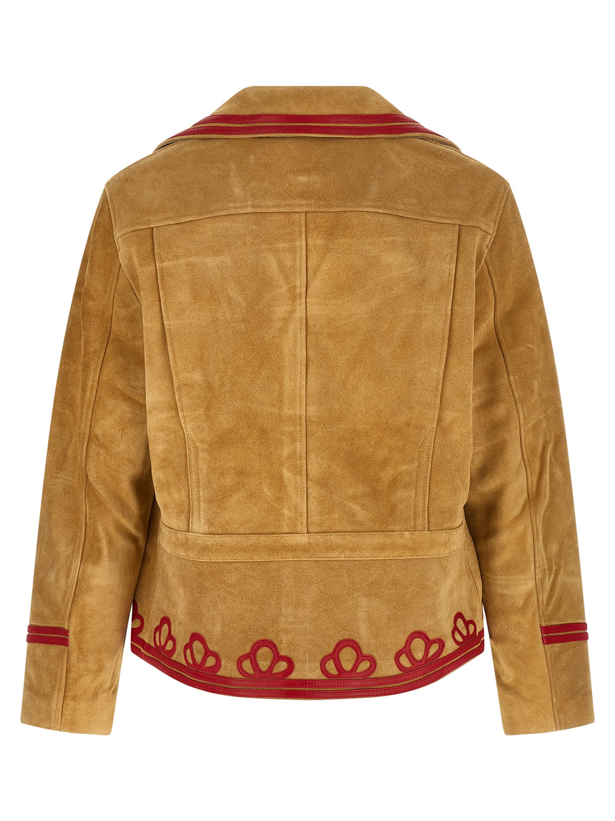 BODE Beige Cowhide Leather Men's Jacket