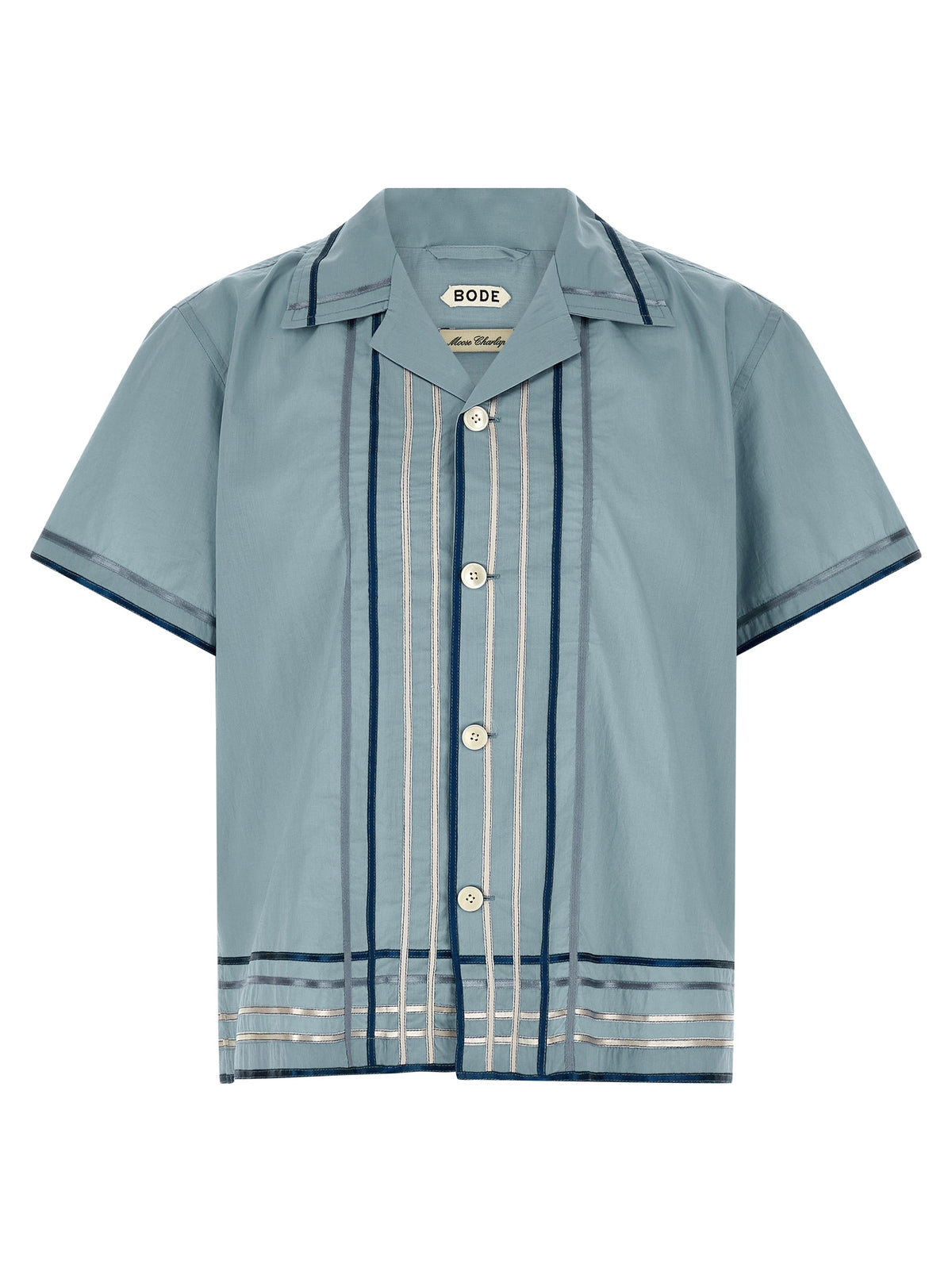 BODE Blue Cotton Men's Blouse