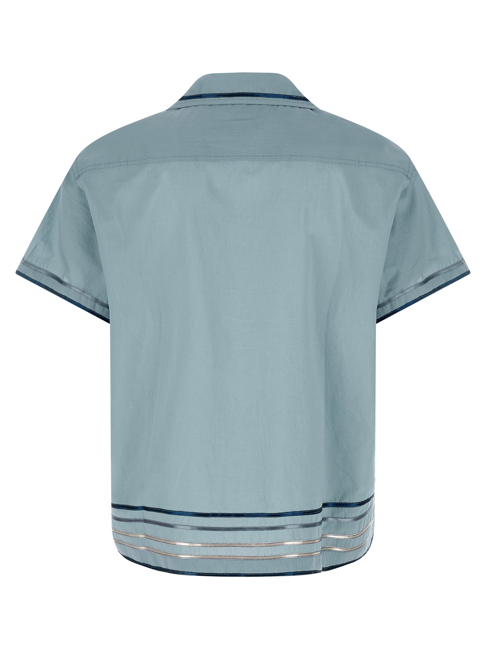 BODE Blue Cotton Men's Blouse