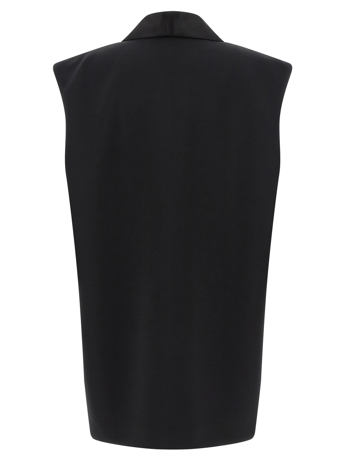 DI.LA3 PARI' Black Viscose Sleeveless Women's Jacket